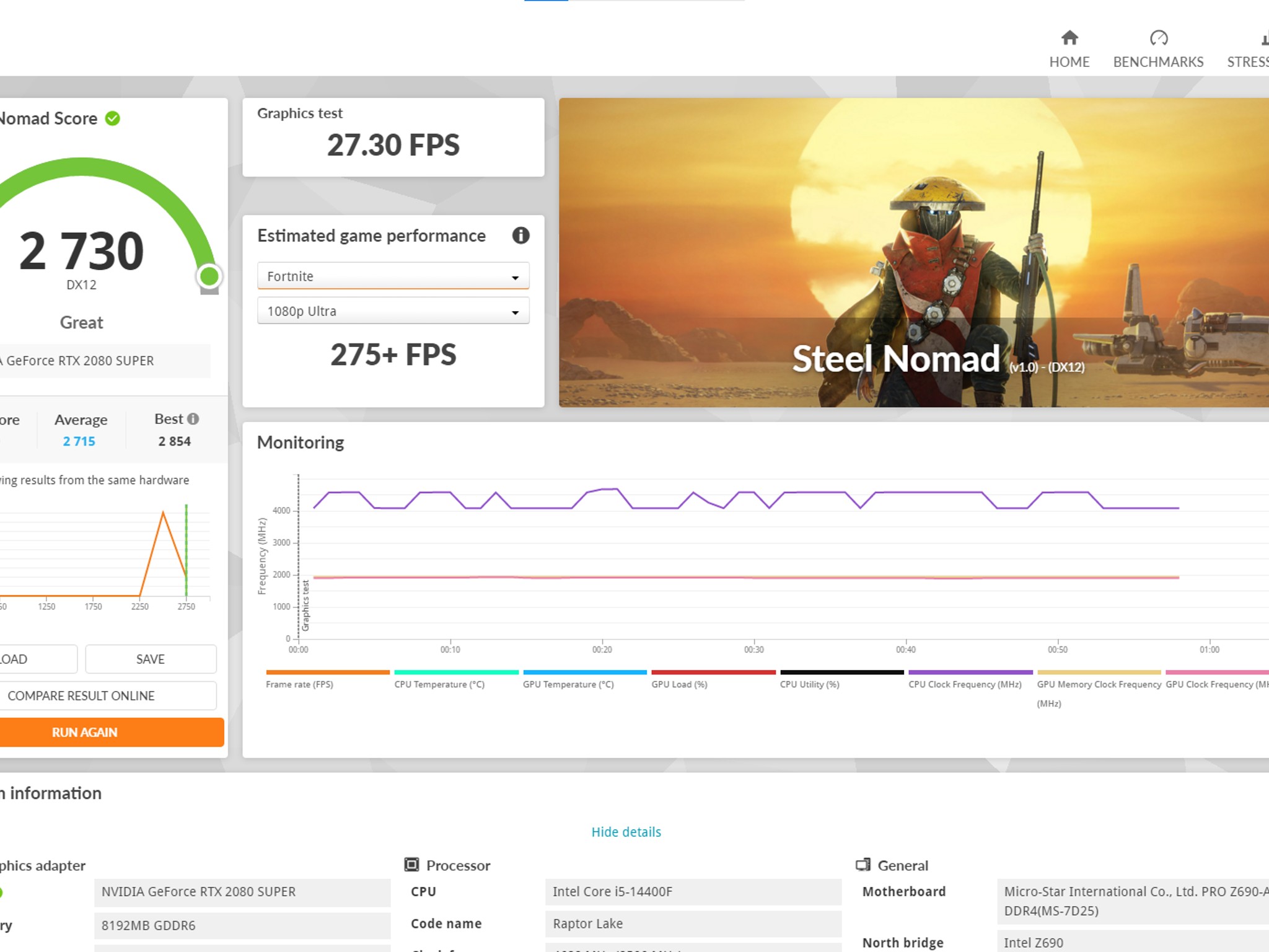 Entry level beast | RTX 2080 Super | 14th gen i5 | 32gb RAM | 1TB SSD