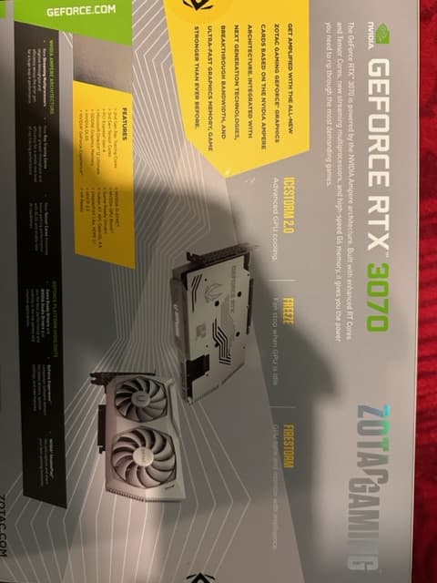 Zotac 3070 Twin Frozer - White