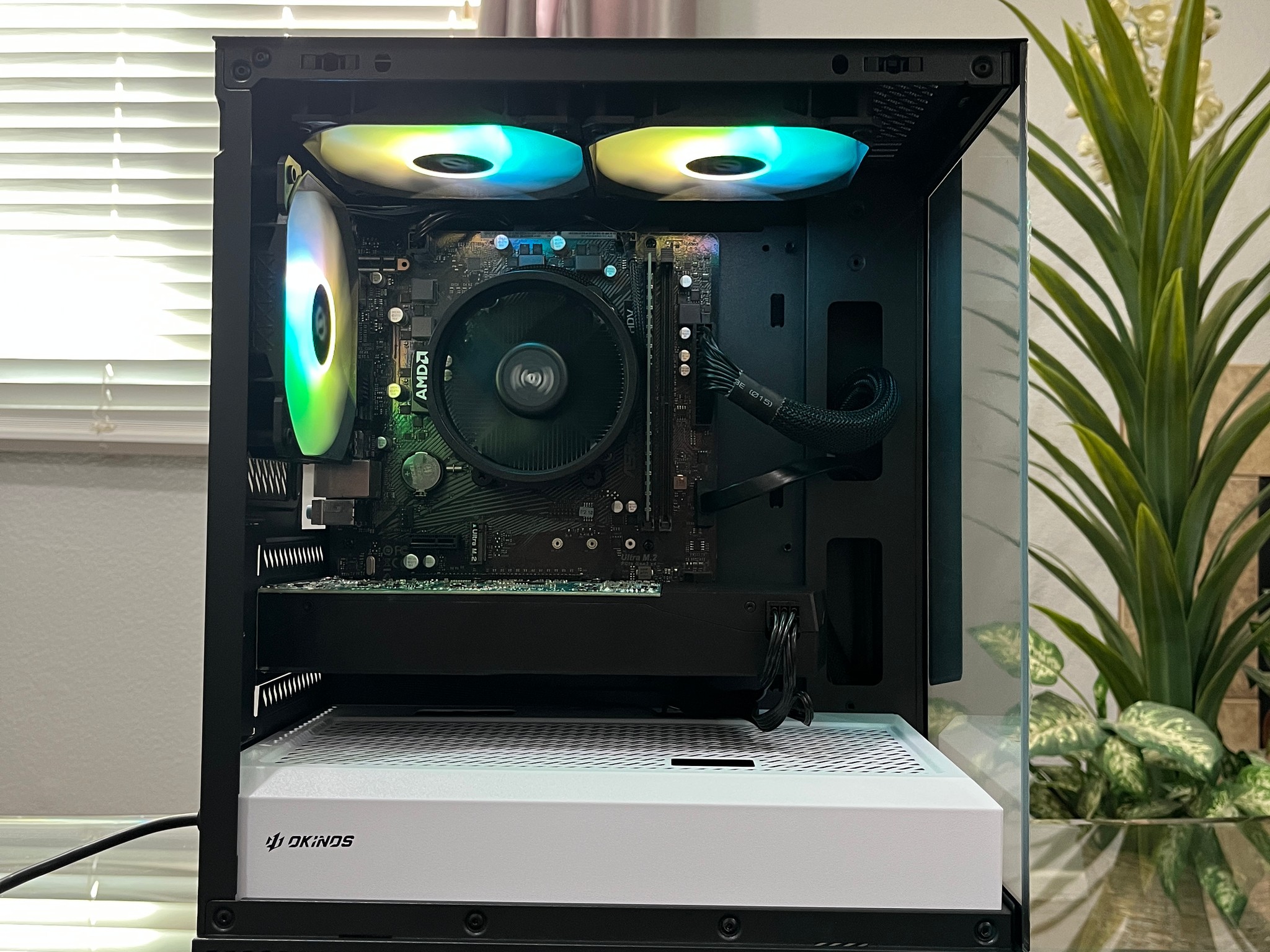 GTX 1060 6GB, Ryzen 7 1700, 8GB RAM | Black RGB Gaming Computer/PC