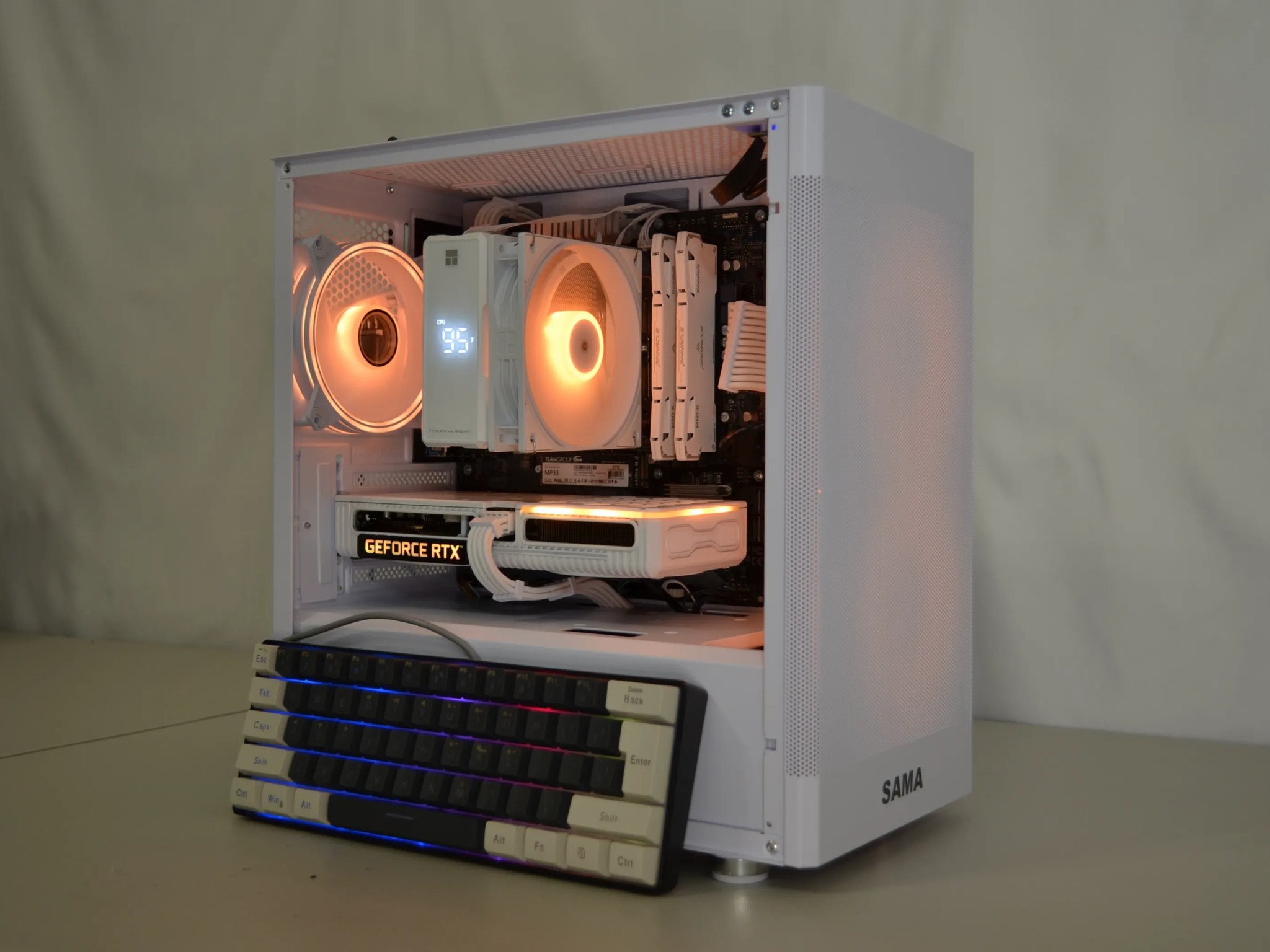 ⚪White Out V3⚪ Free Keyboard!⌨️ - RTX 3060ti | Ryzen 5 5500 | 1tb NVMe | Windows 11 FULLY ACTIVATED