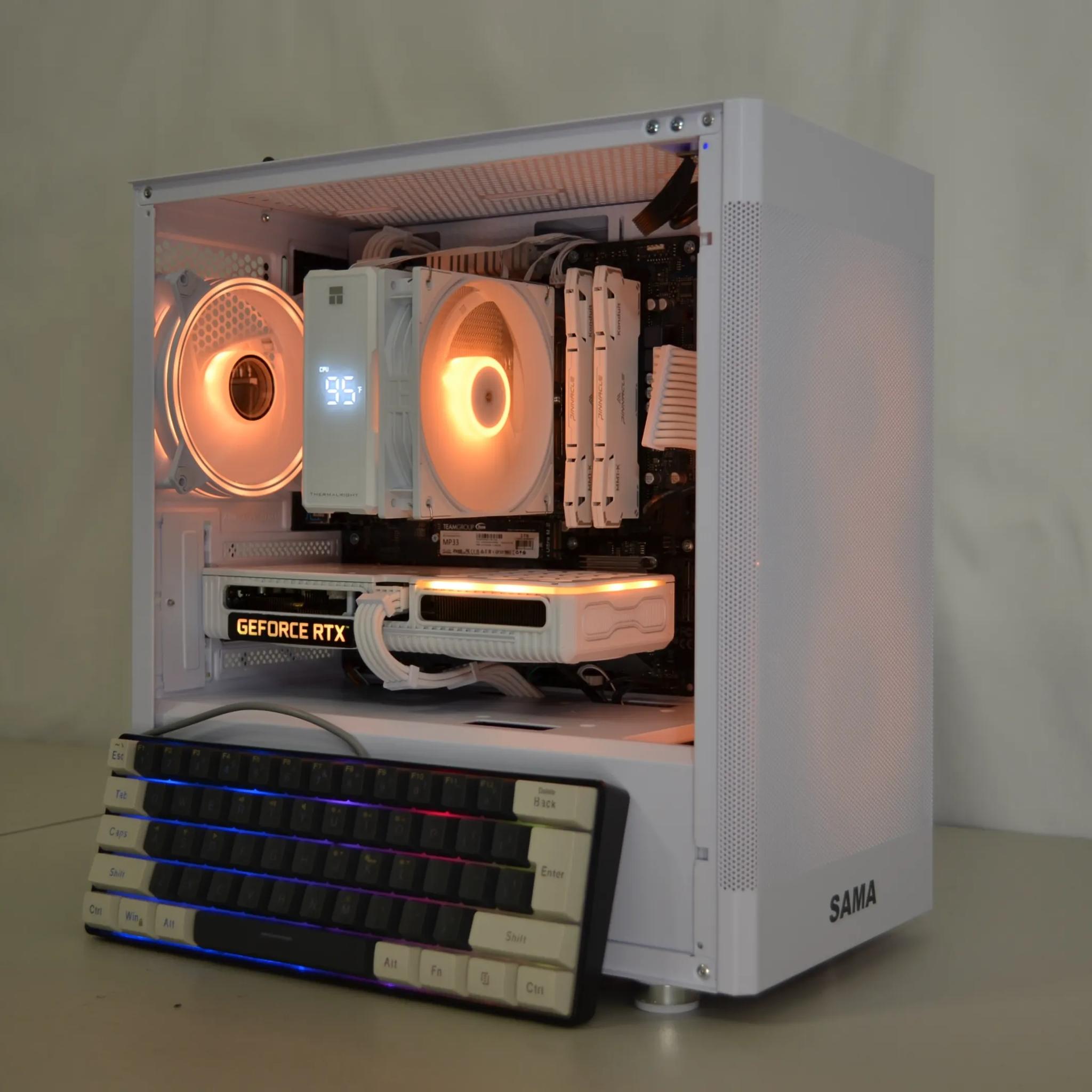 ⚪White Out V3⚪ Free Keyboard!⌨️ - RTX 3060ti | Ryzen 5 5500 | 1tb NVMe | Windows 11 FULLY ACTIVATED