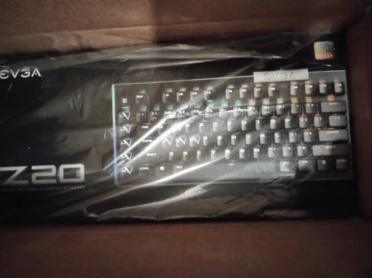 BNIB EVGA Z20 Wired Optical Mechanical RGB Gaming Keyboard, Black, Clicky Switches