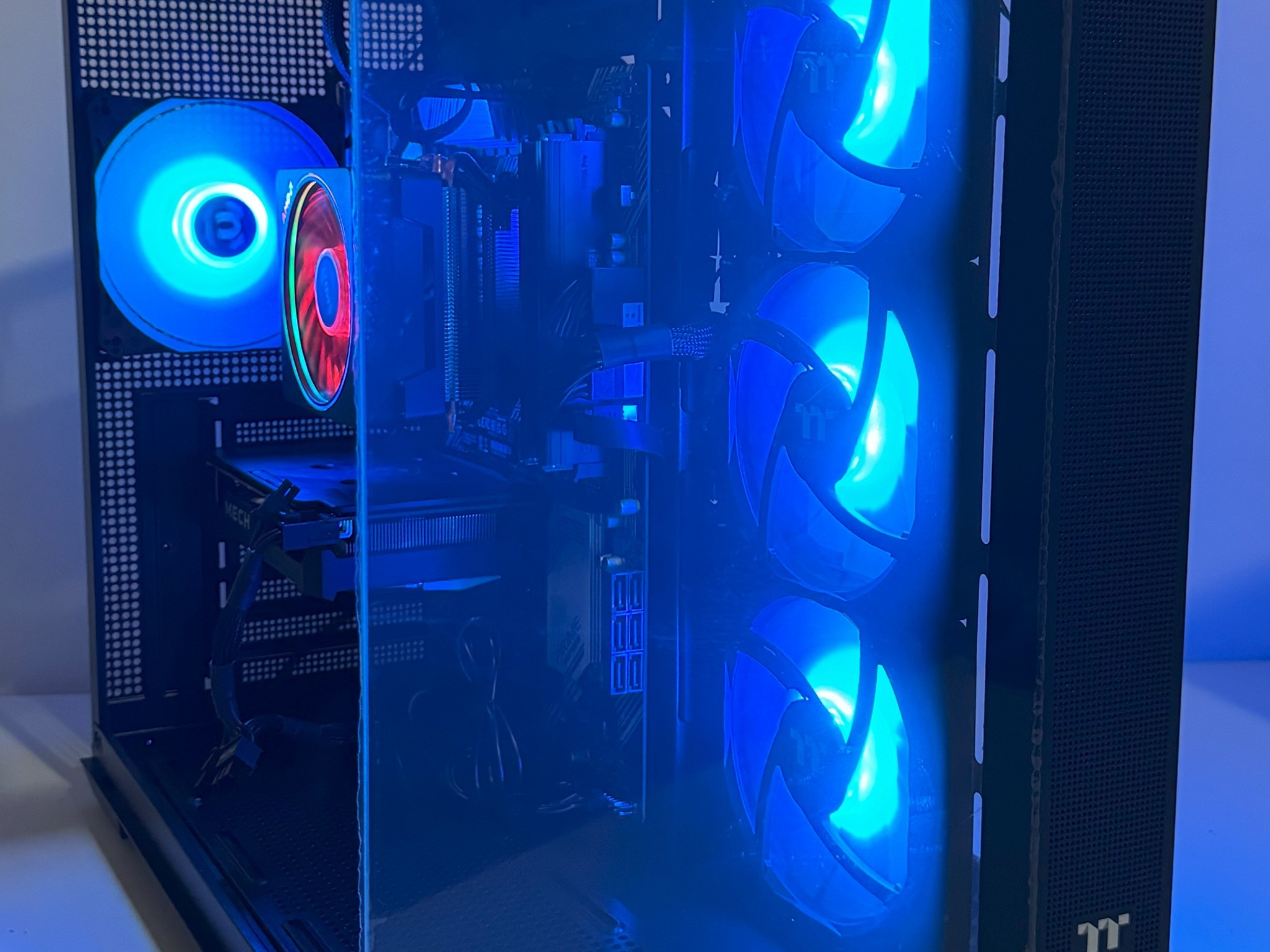 AMD Ryzen 7 5800XT 64GB DDR4 Gaming PC Radeon RX 6500 XT ASUS Prime B550-PLUS 1TB SSD Corsair 550W