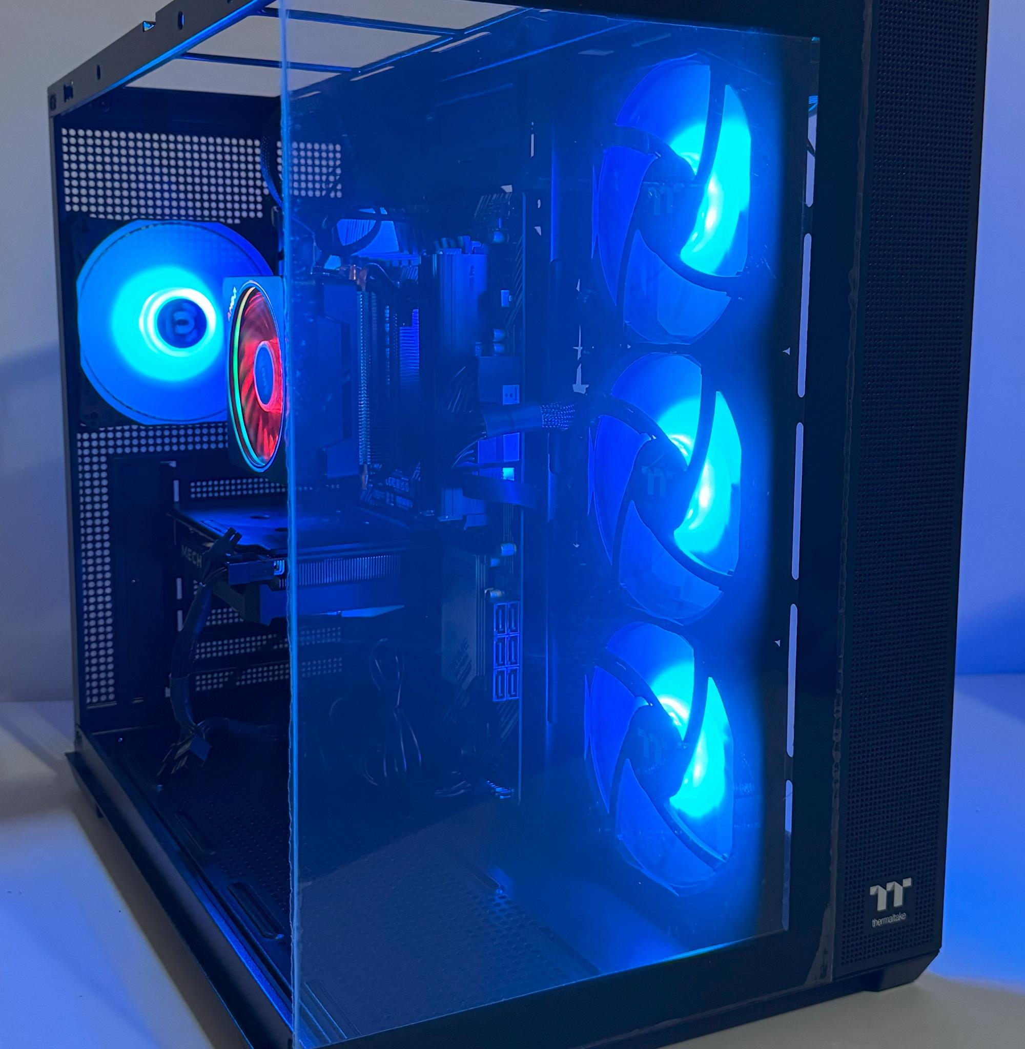 AMD Ryzen 7 5800XT 64GB DDR4 Gaming PC Radeon RX 6500 XT ASUS Prime B550-PLUS 1TB SSD Corsair 550W