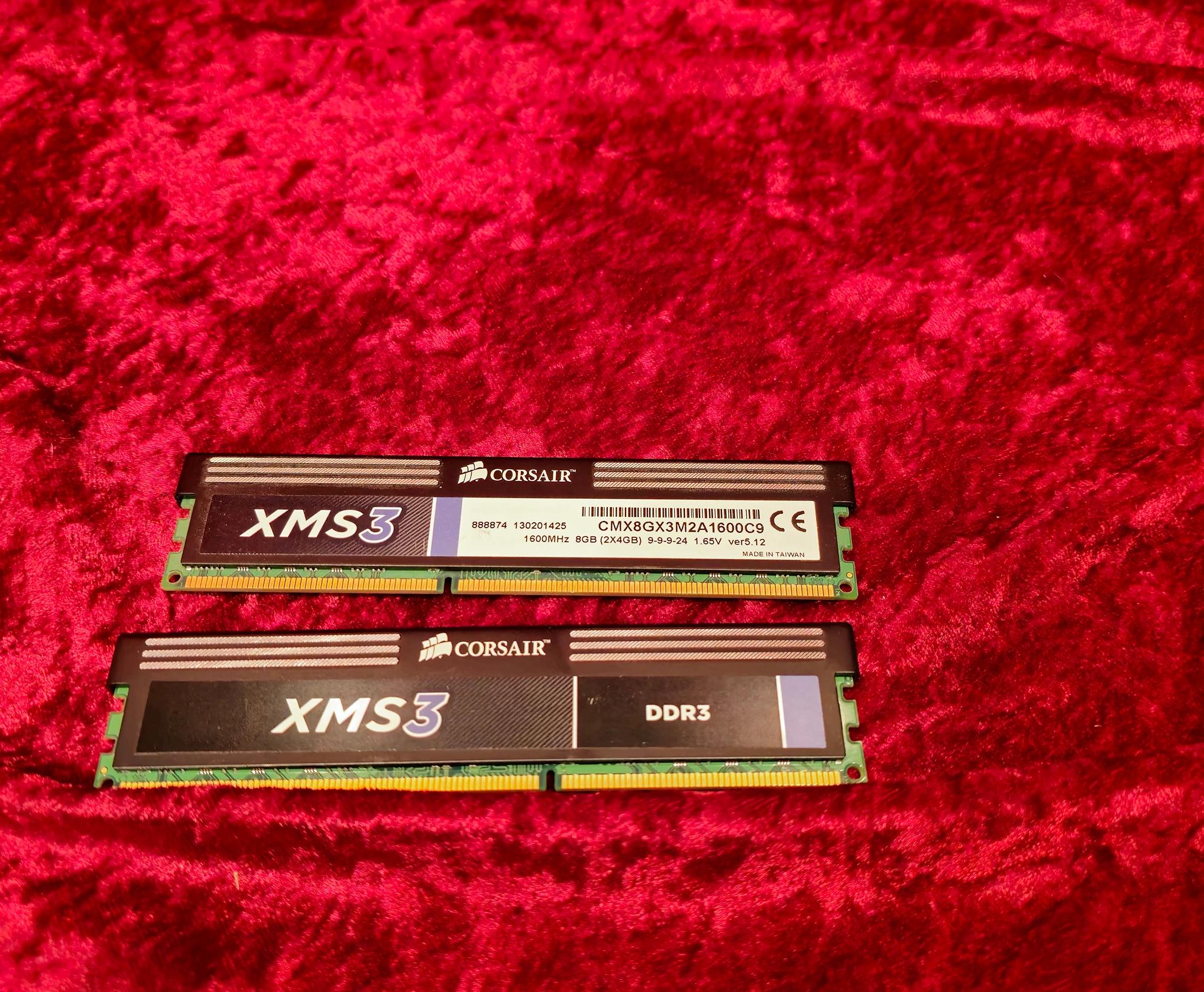 Corsair XMS3 DDR3 8GB (2x4GB)
