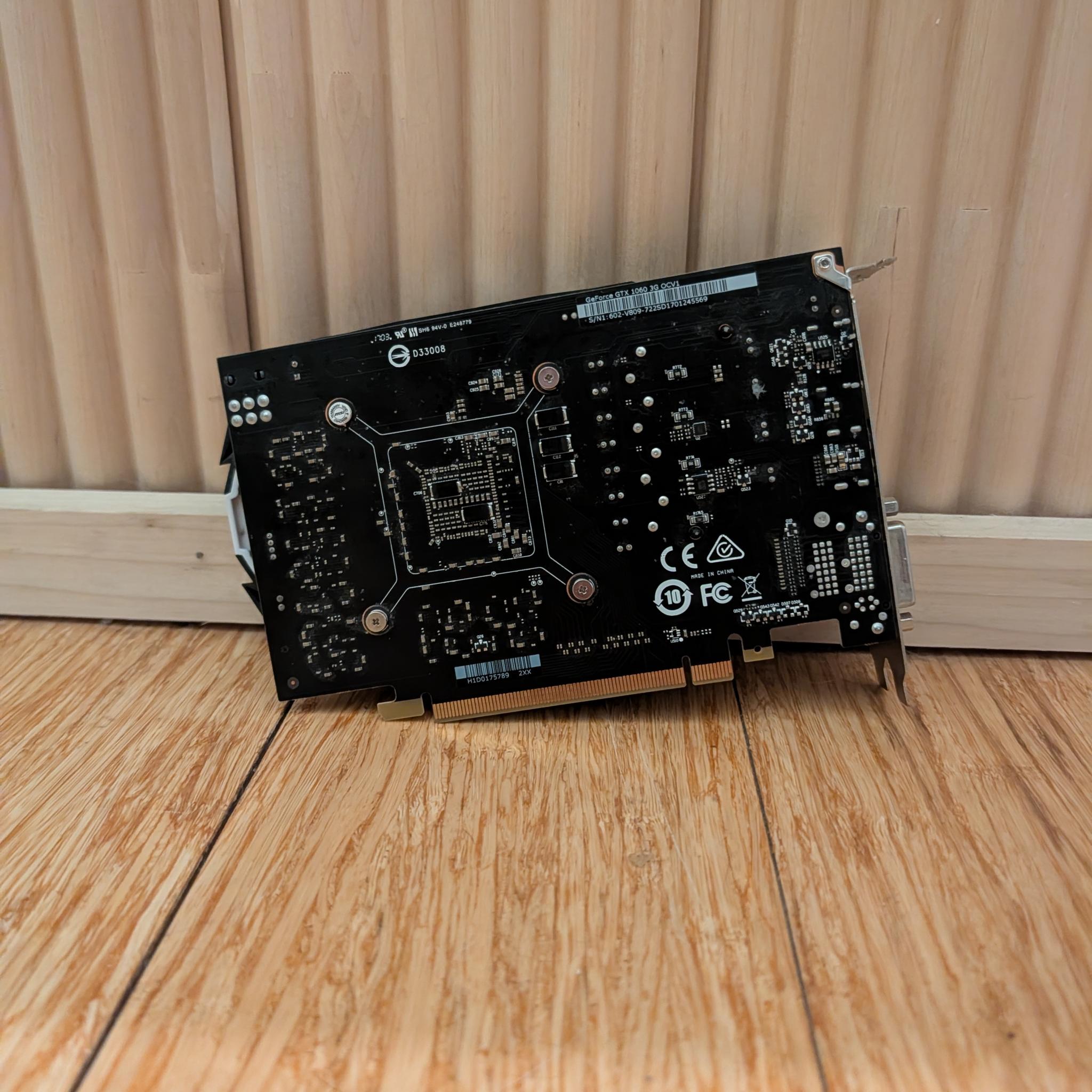 MSI GeForce GTX 1060 GAMING X 3G