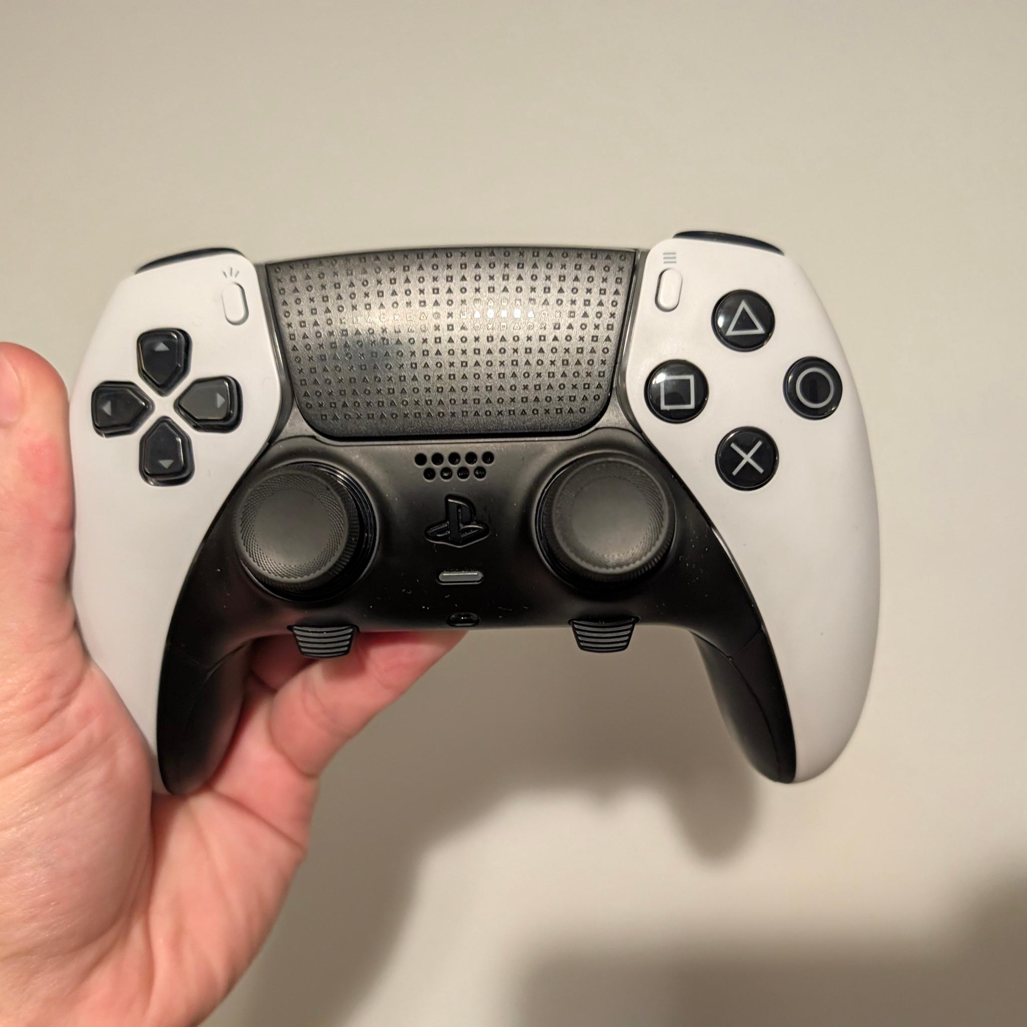 PlayStation dualsense edge controller with extra accessories and upgrades!