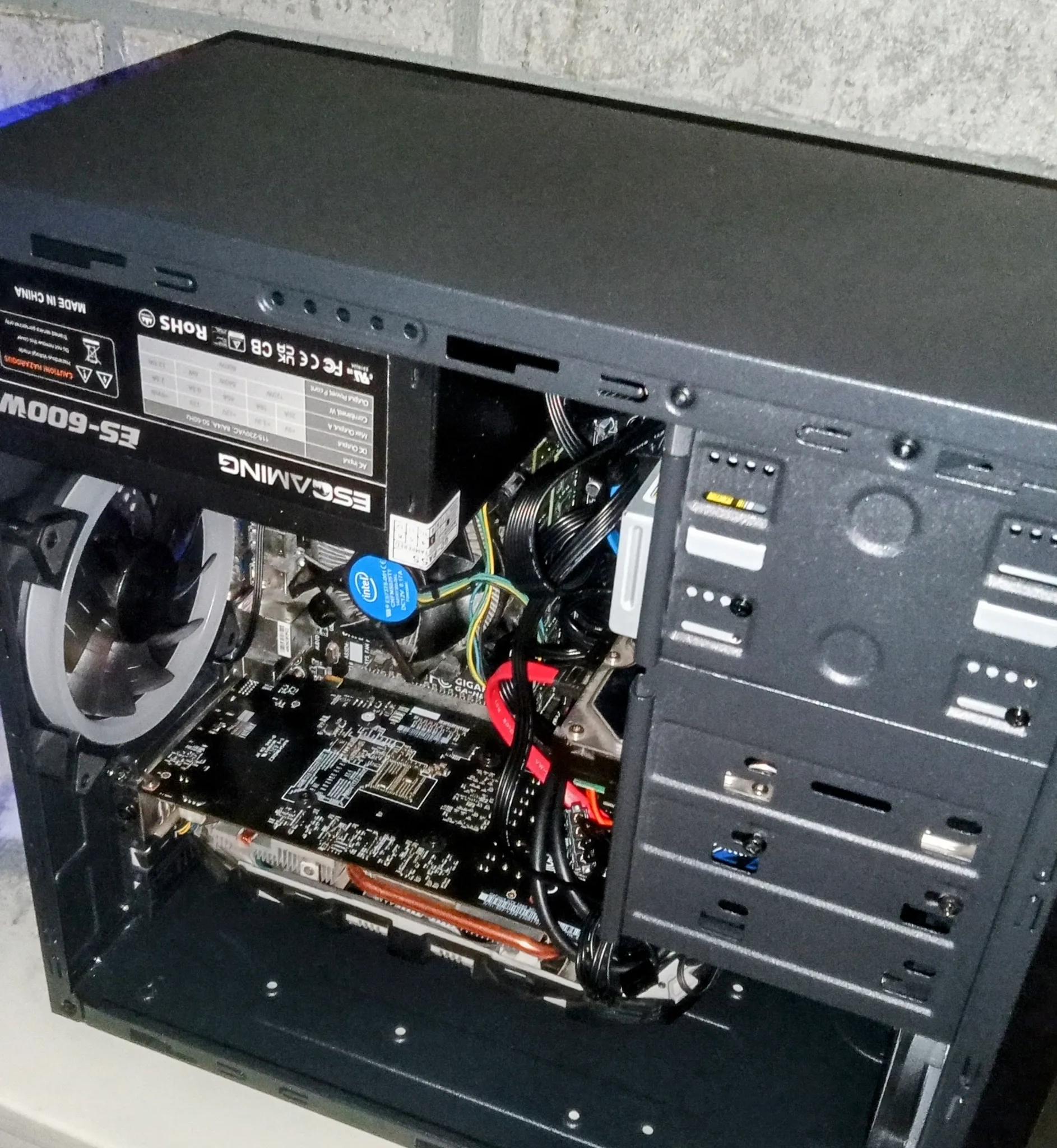 Desktop Pc-i5 4430-GTX 1060-16GB RAM-256GB SSD-300GB HD-WIN11 PRO/WIFI
