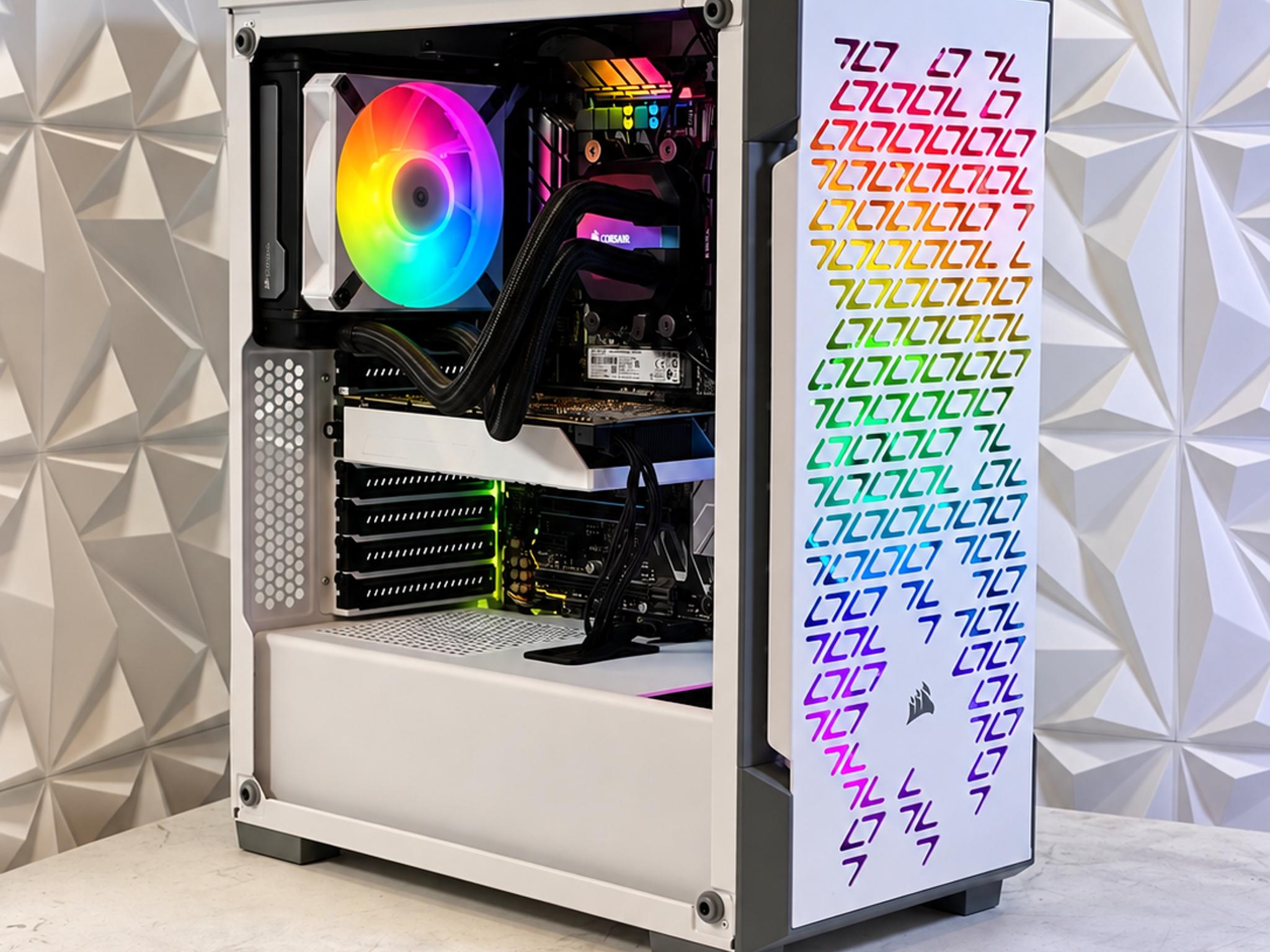 GeForce RTX 3060 Custom Gaming PC - Ryzen 7 1700X, 16GB RAM, 128GB SSD