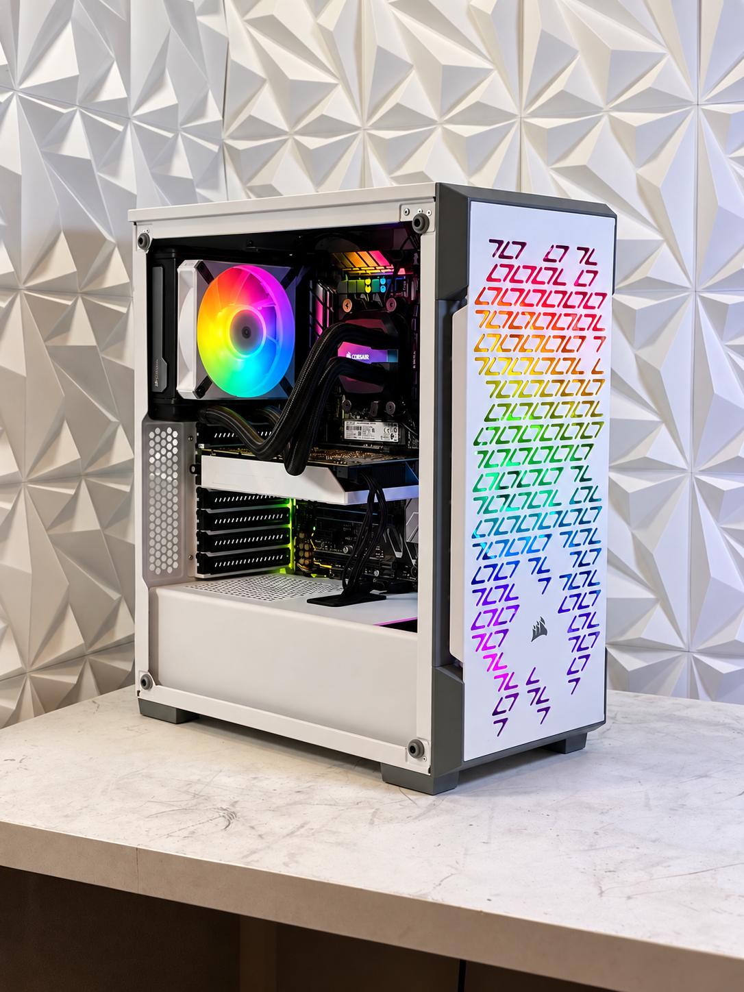 GeForce RTX 3060 Custom Gaming PC - Ryzen 7 1700X, 16GB RAM, 128GB SSD