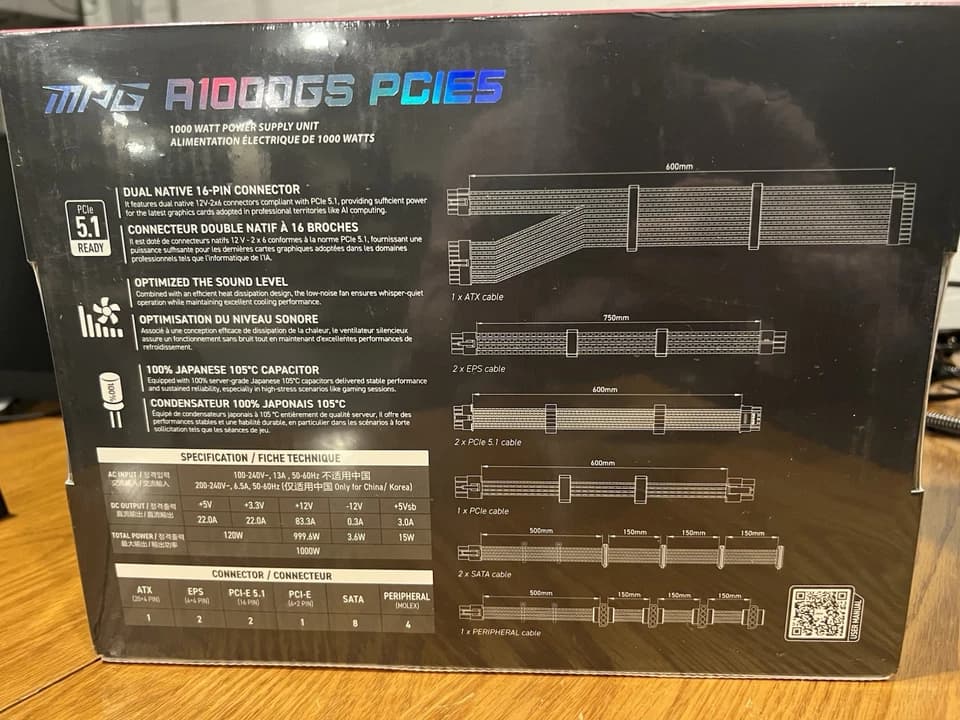 RTX 5080 Suprim Liquid + 1000 Watt MSI MPG Power Supply!!