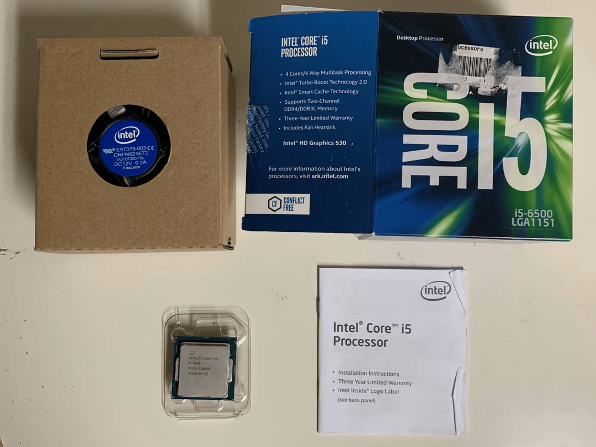 [CPU] Intel Core i5-6500 3.2 GHz Quad-Core Processor - USED