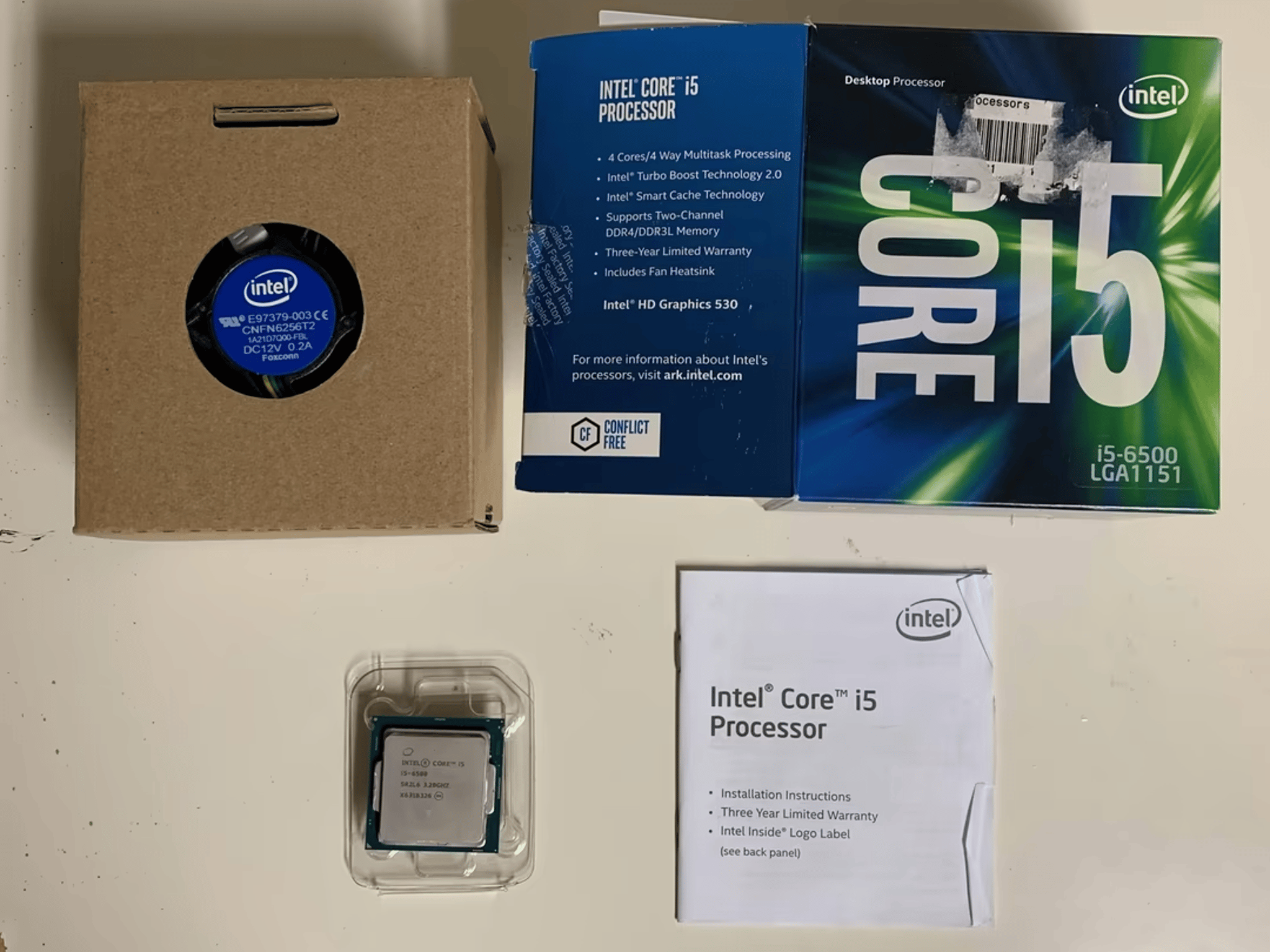 [CPU] Intel Core i5-6500 3.2 GHz Quad-Core Processor - USED