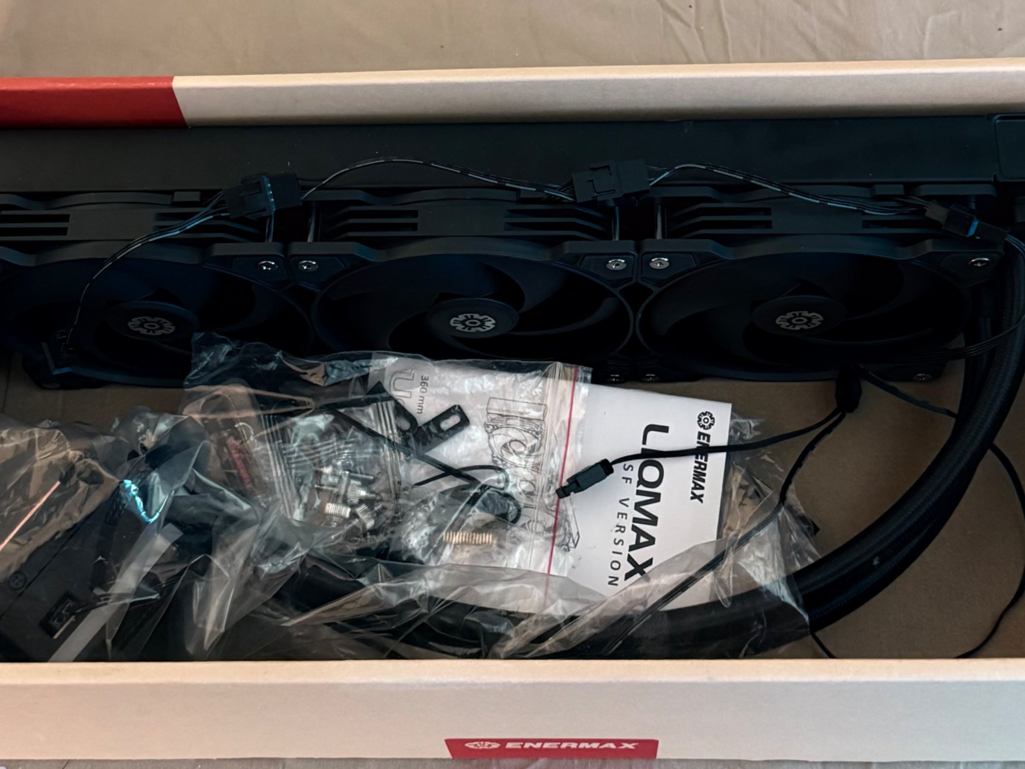 ENERMAX LIQMAX III SF 360 ARGB AIO CPU Liquid Cooler