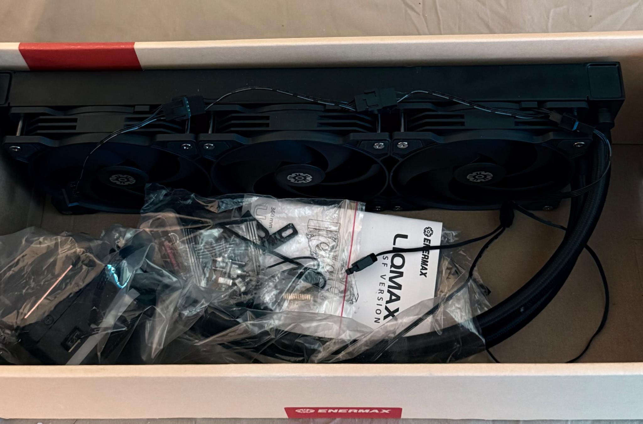ENERMAX LIQMAX III SF 360 ARGB AIO CPU Liquid Cooler