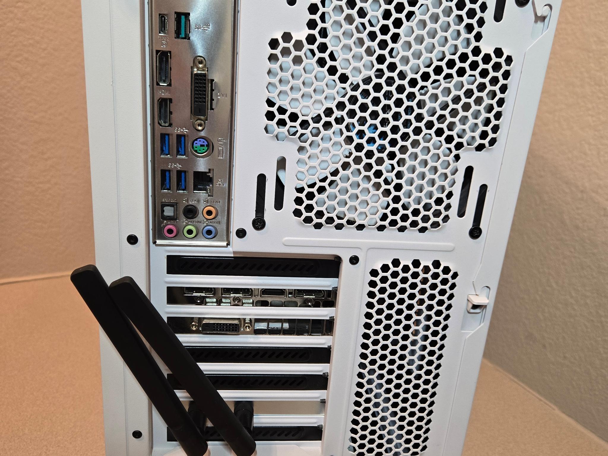 Custom White Gaming Rig | Intel i7-7700K + NVIDIA EVGA GTX 1080 SC – Built to Dominate