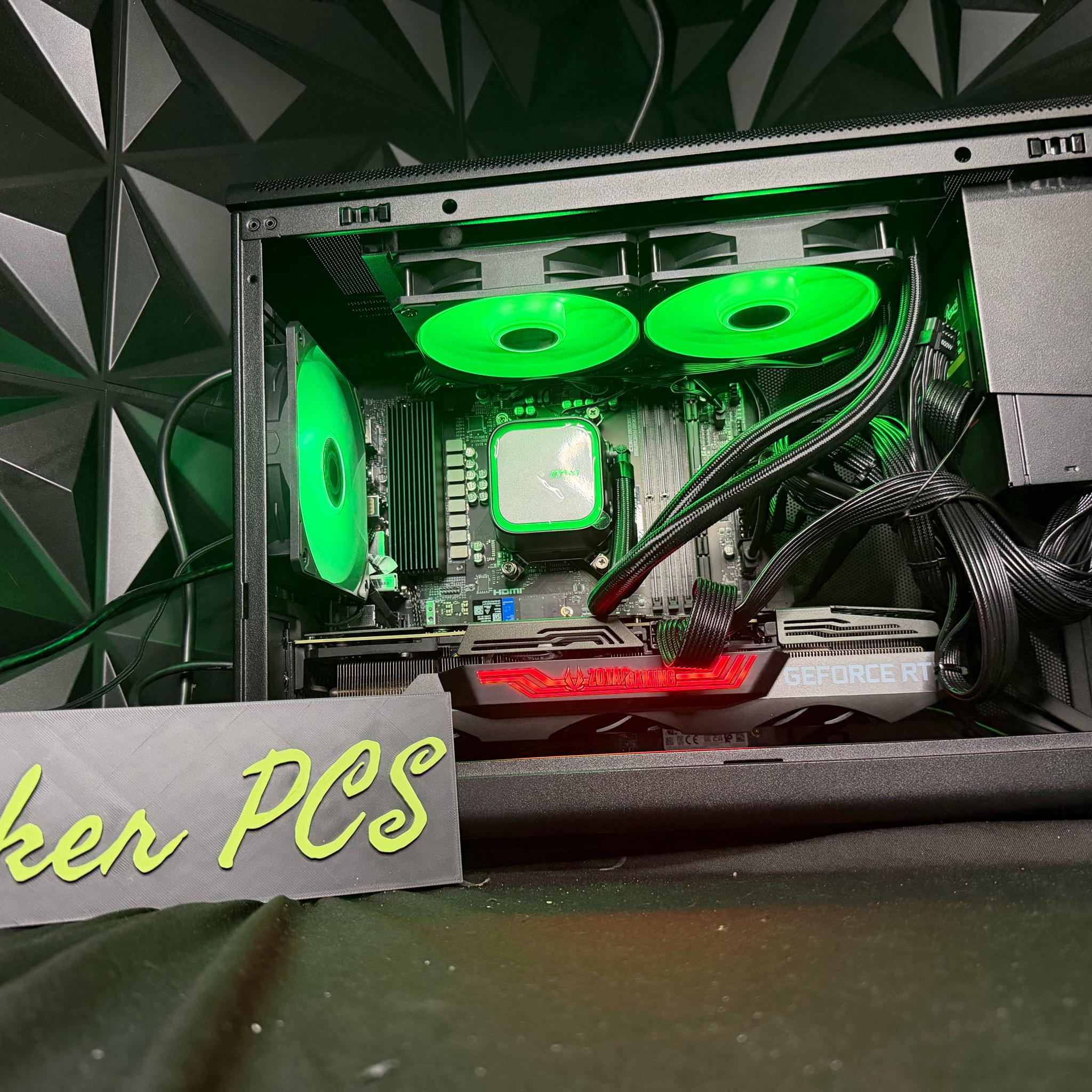 🌑⚡ ZERO DARK 7580 ⚡🌑 Ryzen 5 7500X3D| RTX 3080| 16 GB DDR5| 1.25 TB Nvme| 750W PSU