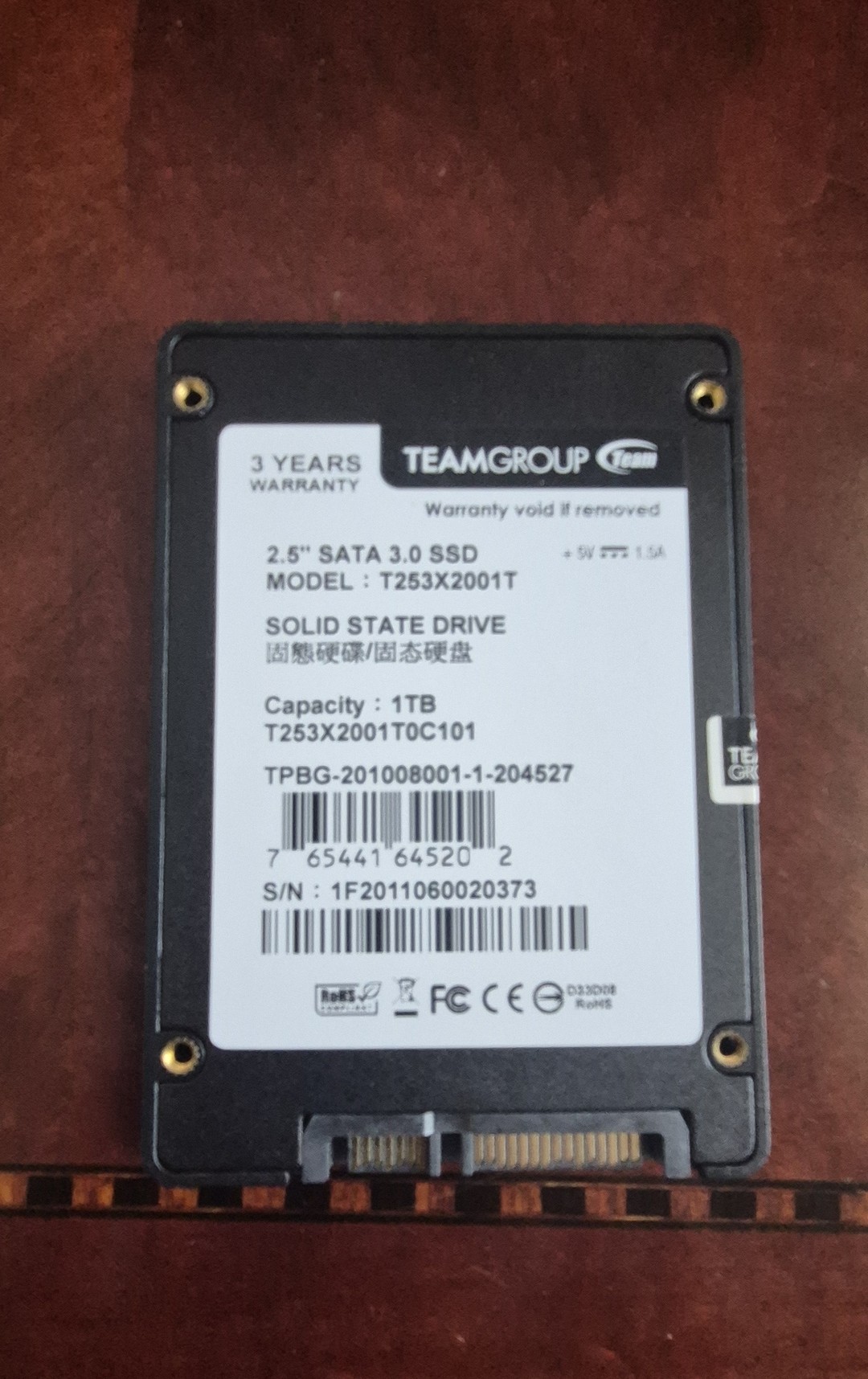 1TB Team Group GX2 Internal 2.5