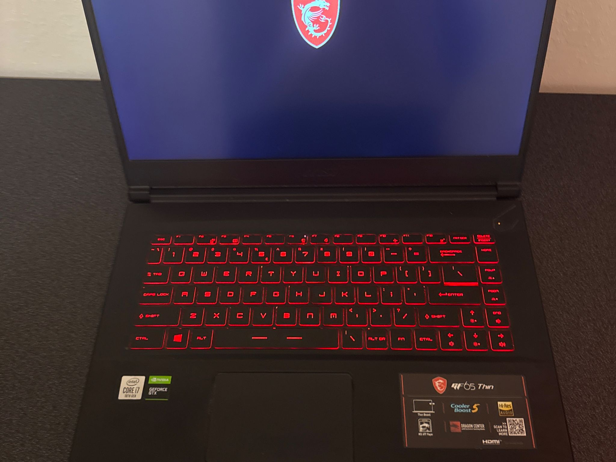 MSI GF65 Thin