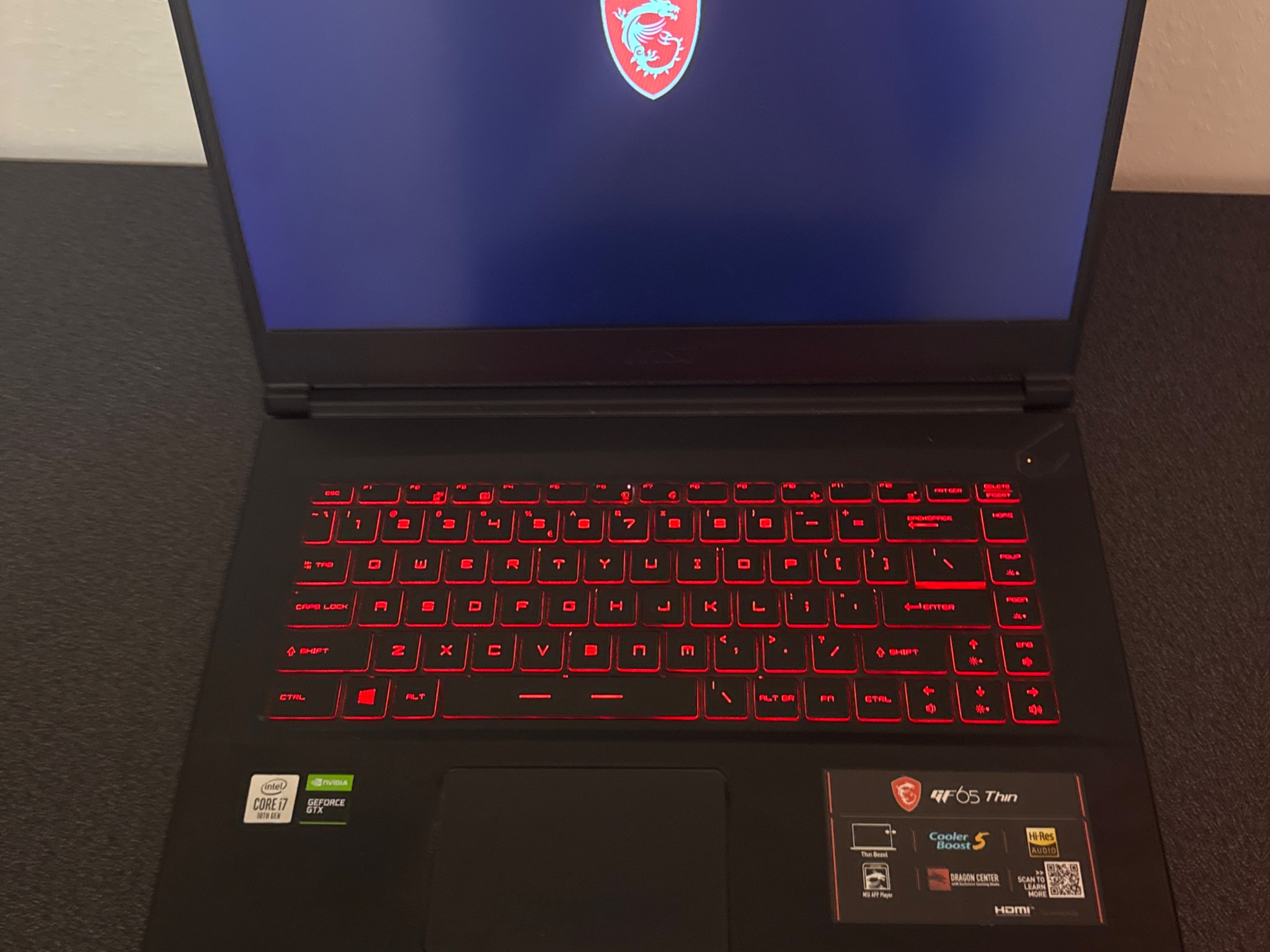 MSI GF65 Thin