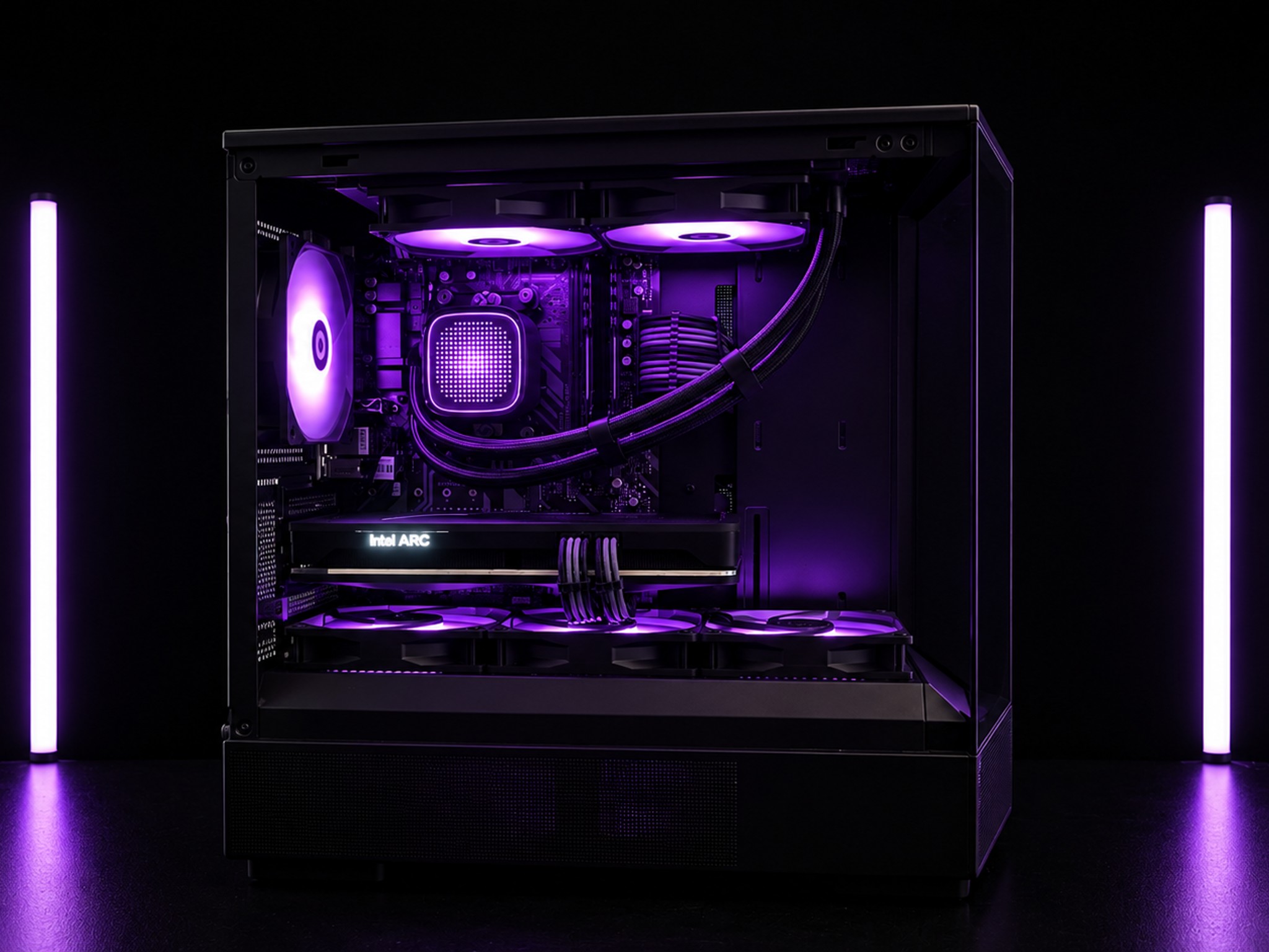 💫Quasar💫| Mid-Range Gaming PC | Arc a750 | Ryzen 5 3600 | 2+ TB | Liquid Cooled
