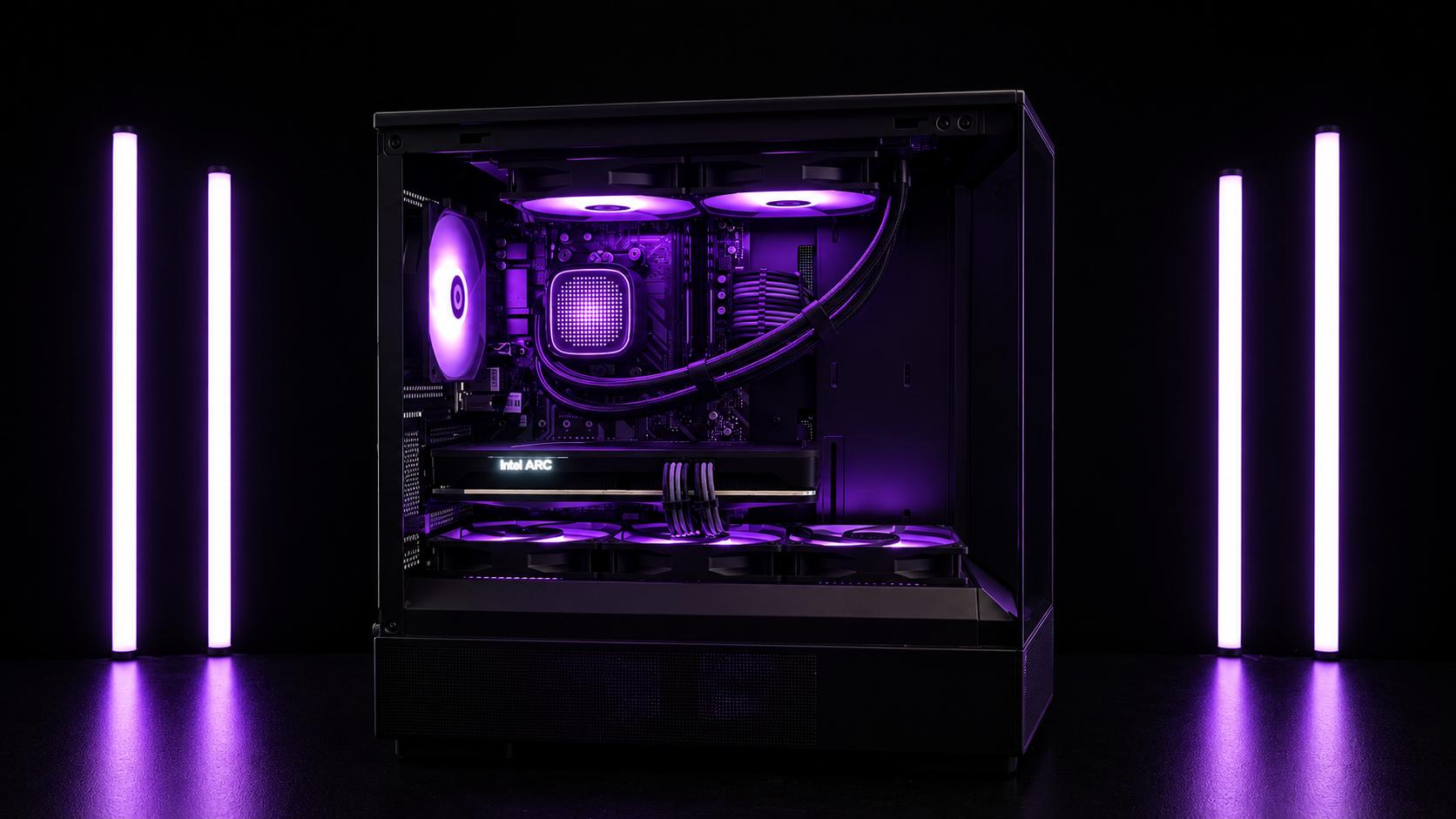💫Quasar💫| Mid-Range Gaming PC | Arc a750 | Ryzen 5 3600 | 2+ TB | Liquid Cooled