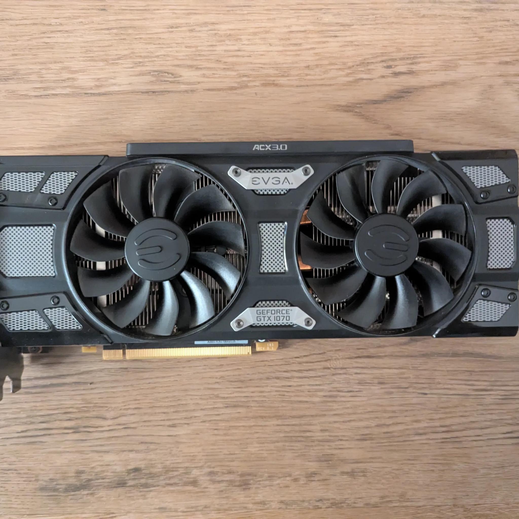 EVGA GTX 1070 SC Gaming Black Edition 8GB GDDR5 GeForce Graphics Card