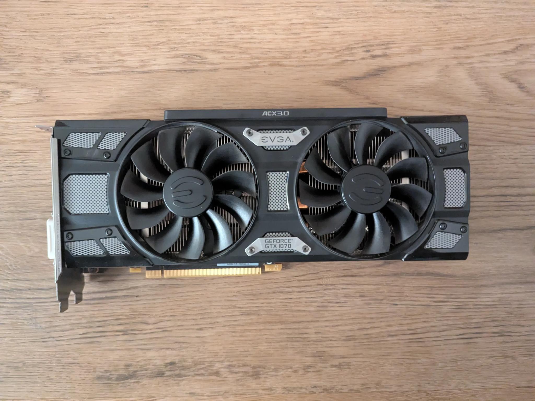 EVGA GTX 1070 SC Gaming Black Edition 8GB GDDR5 GeForce Graphics Card