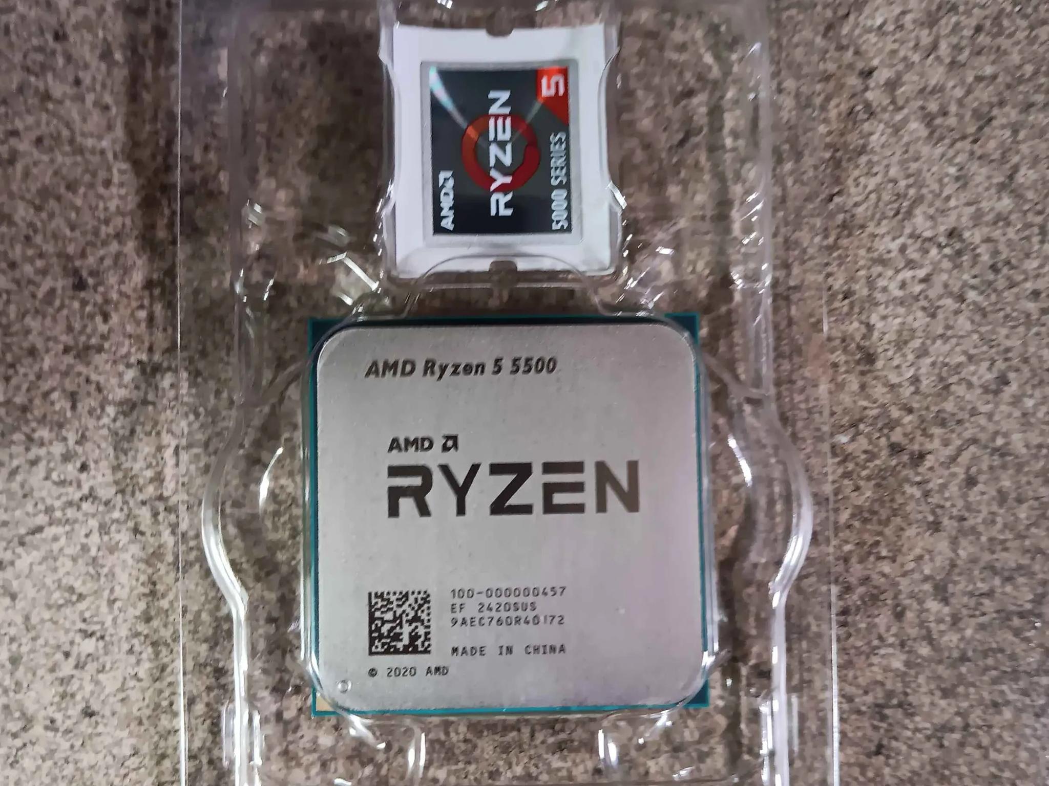 AMD Ryzen 5 5500 Processor (4.2 GHz, 6 Cores, Socket AM4)