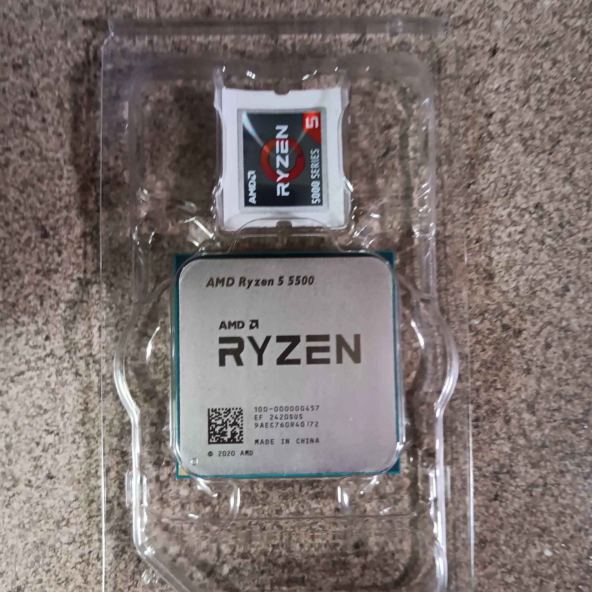AMD Ryzen 5 5500 Processor (4.2 GHz, 6 Cores, Socket AM4)