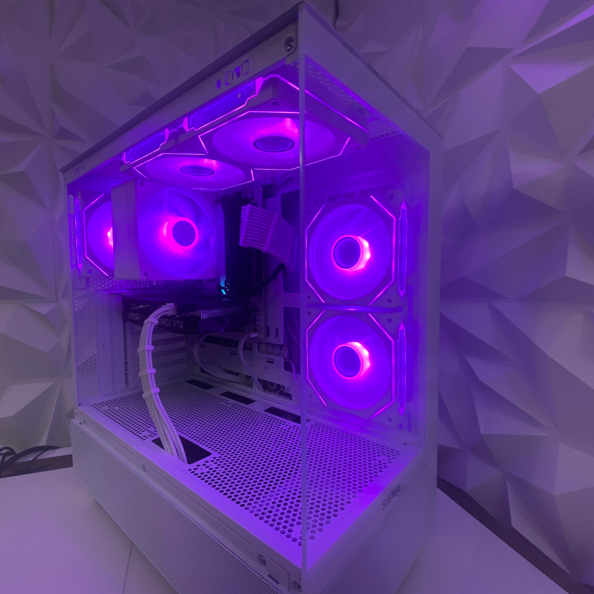 ❄️🧊💎- Whiteout 1440P Gaming PC | RTX 4060 | Ryzen 5 5600X | 32GB RAM | 1TB NVME SSD ❄️🧊💎