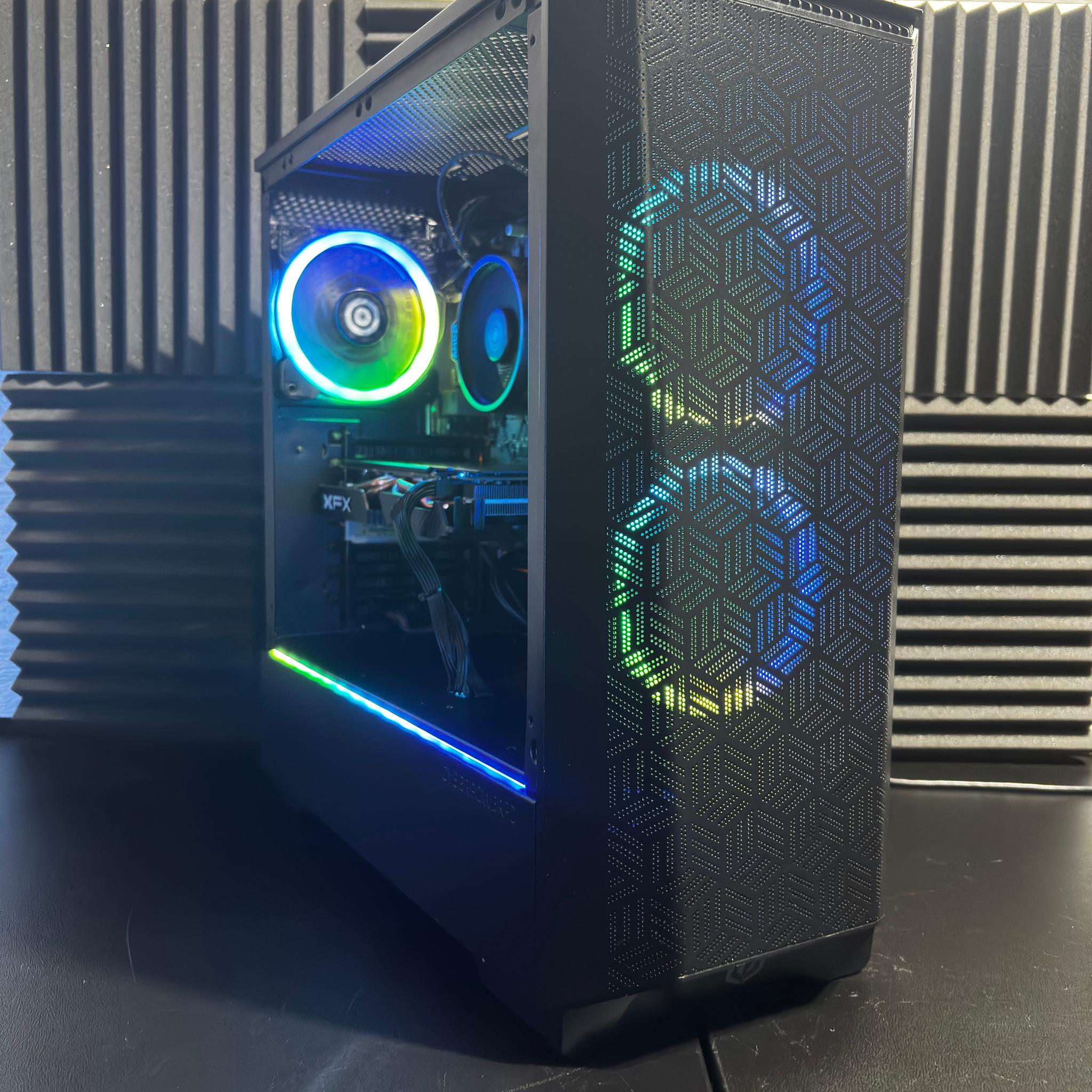 Gaming PC – Ryzen 5 3600 + RX 580 8GB – 16GB DDR4 – 240GB SSD + 2TB HDD – 1080p Ready