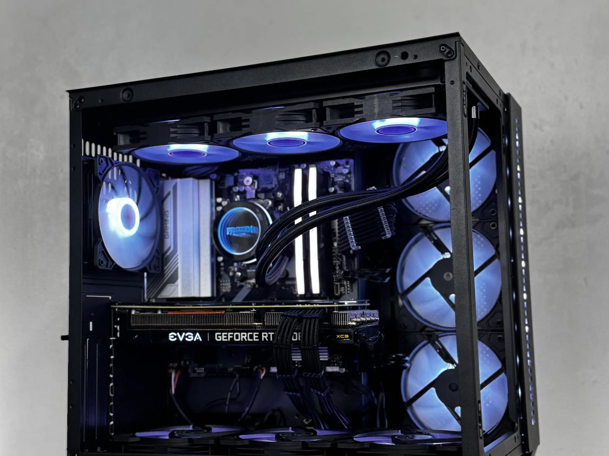 🖤Black🖤 High-End Gaming PC (Ryzen 5 7500f + RTX 3080 + 32gb of ram)