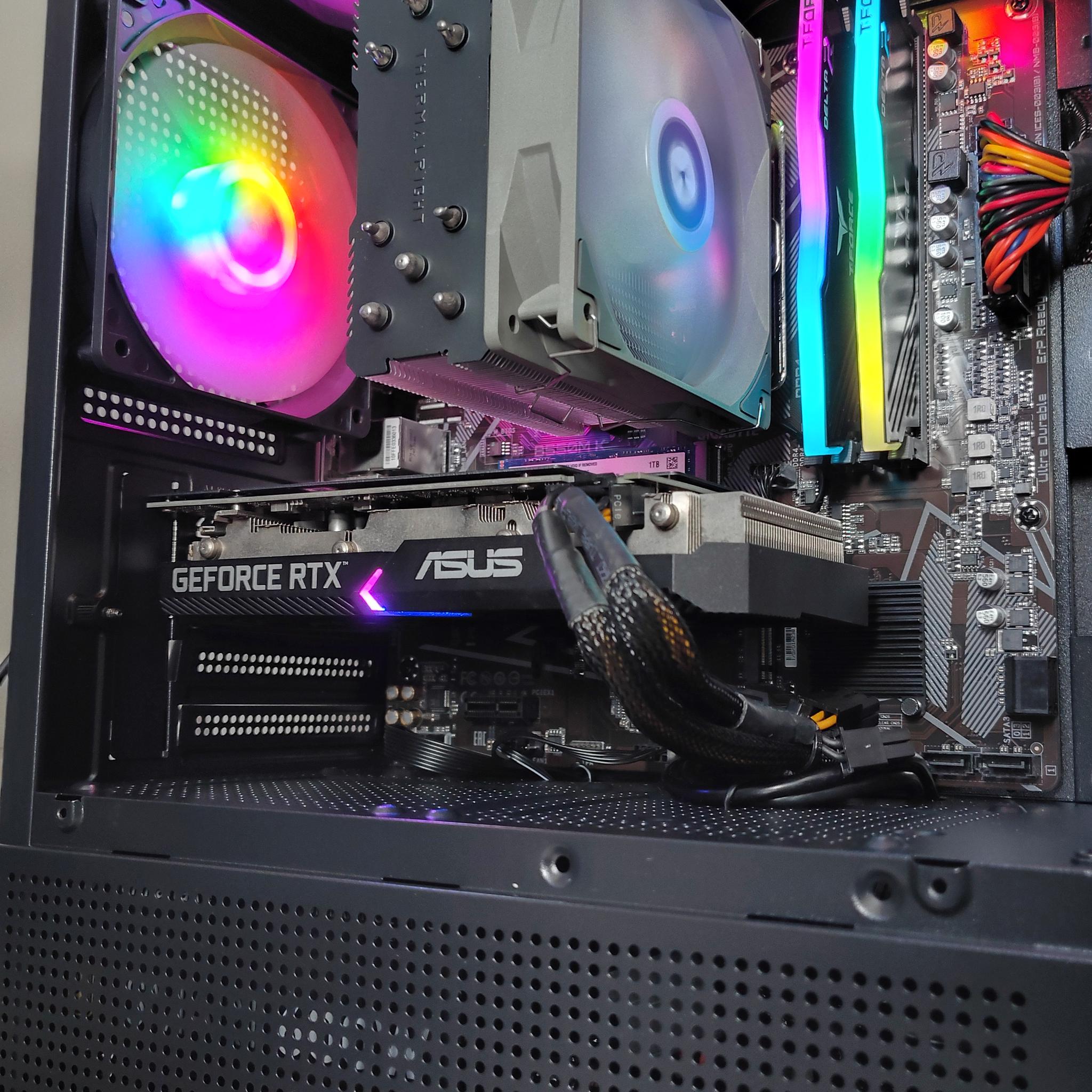 RTX 3050 8GB | Ryzen 5500 | 16G RAM | 1TB NVME | Practically New Custom Mini ATX PC