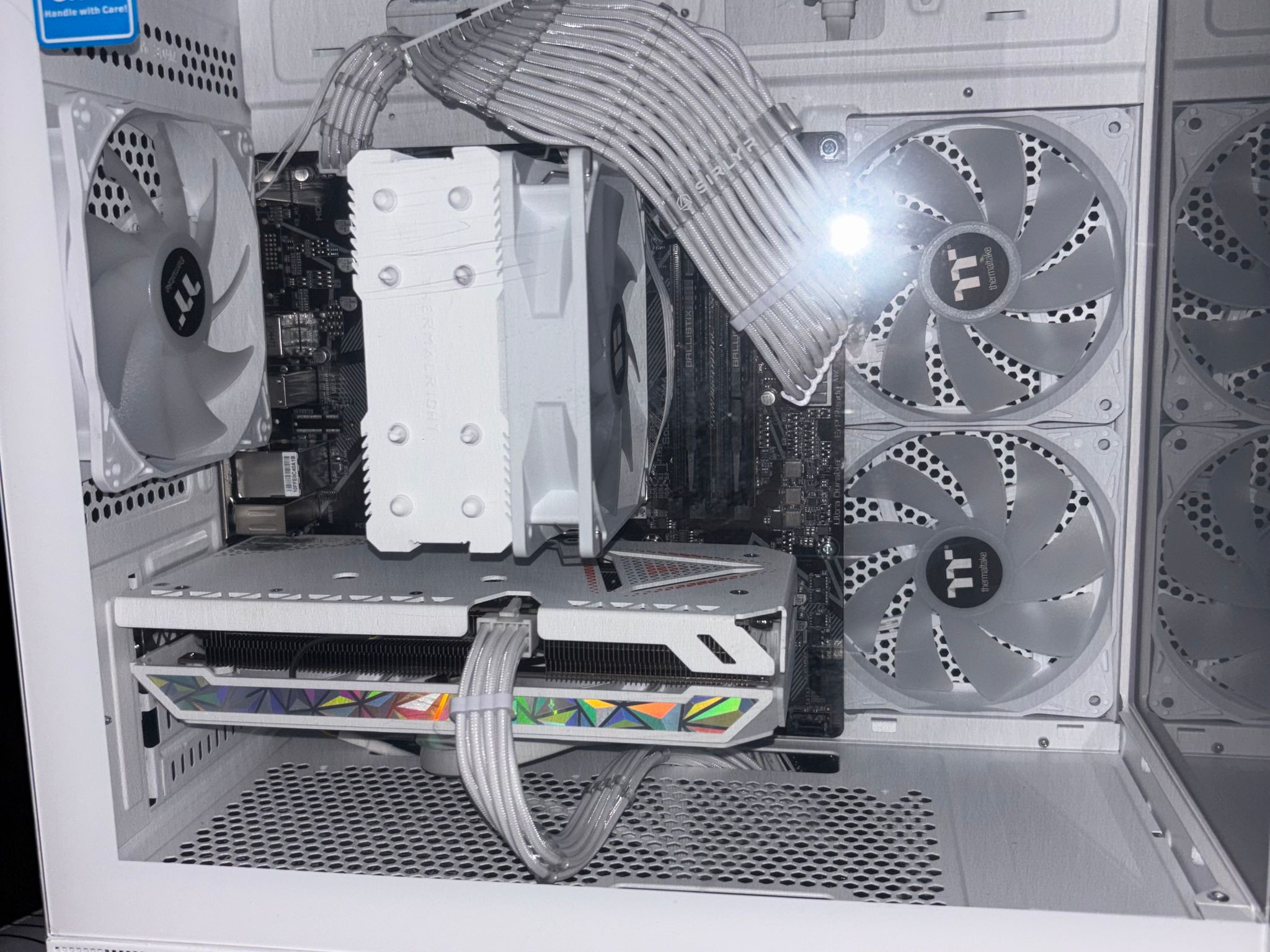 White Gaming PC — RTX 3060 Ti 8GB | Ryzen 5 5500 | 16GB DDR4 | 512GB NVMe
