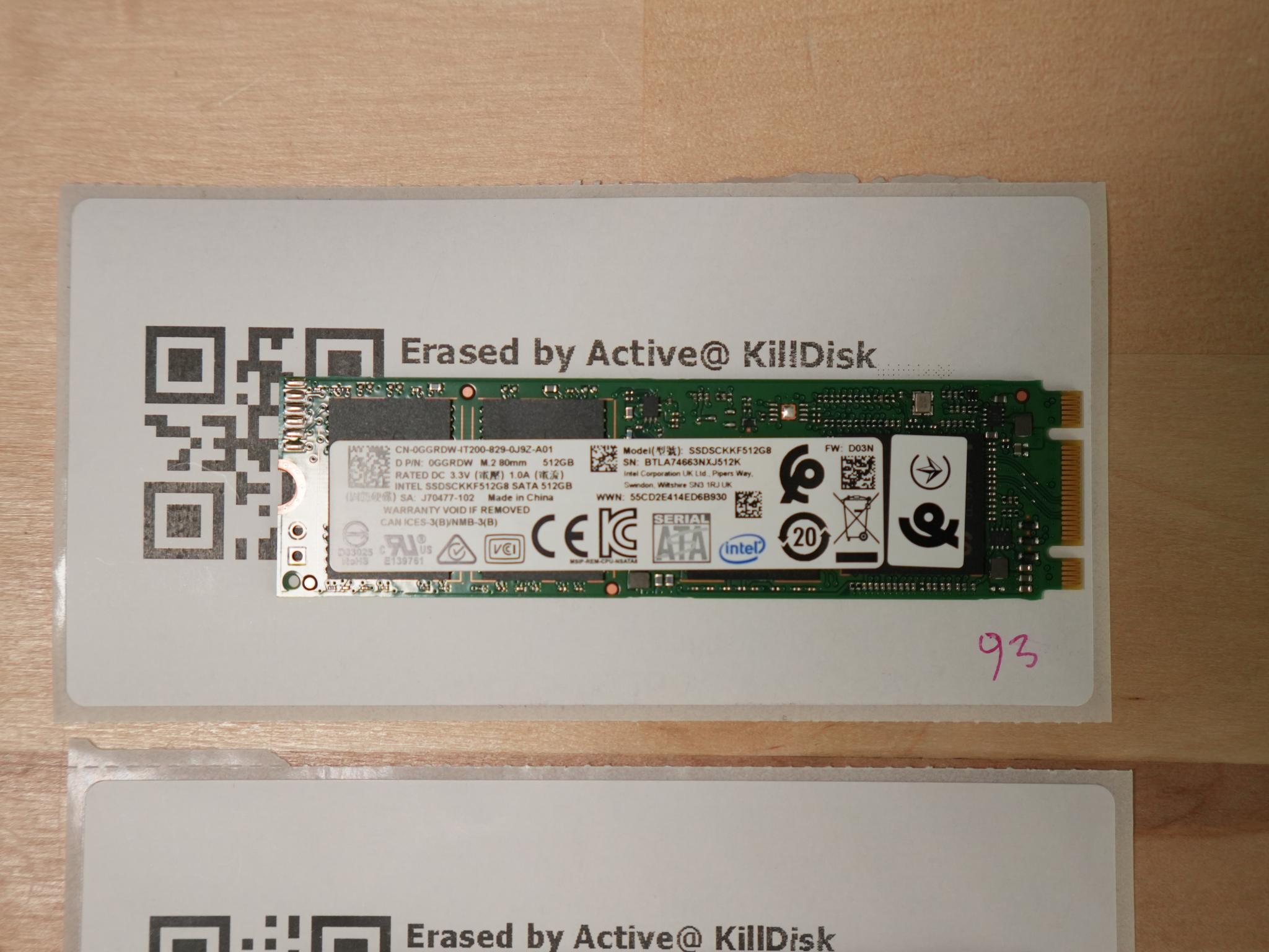 512GB SATA M.2 SSDS | LOT OF 3