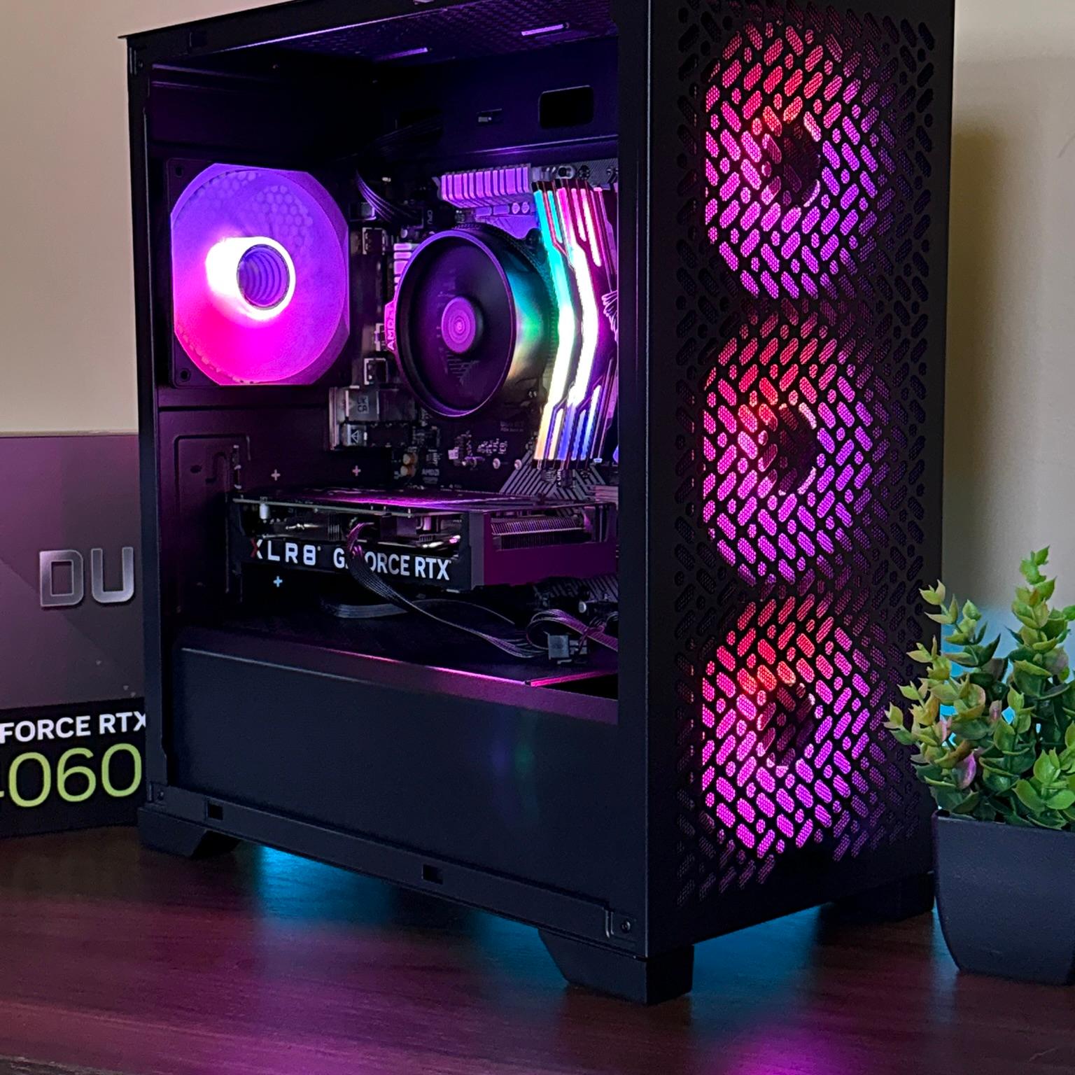 RTX Gaming PC | RTX 4060 | RYZEN 5 5500 | 16GB RAM | 1.25TB Storage