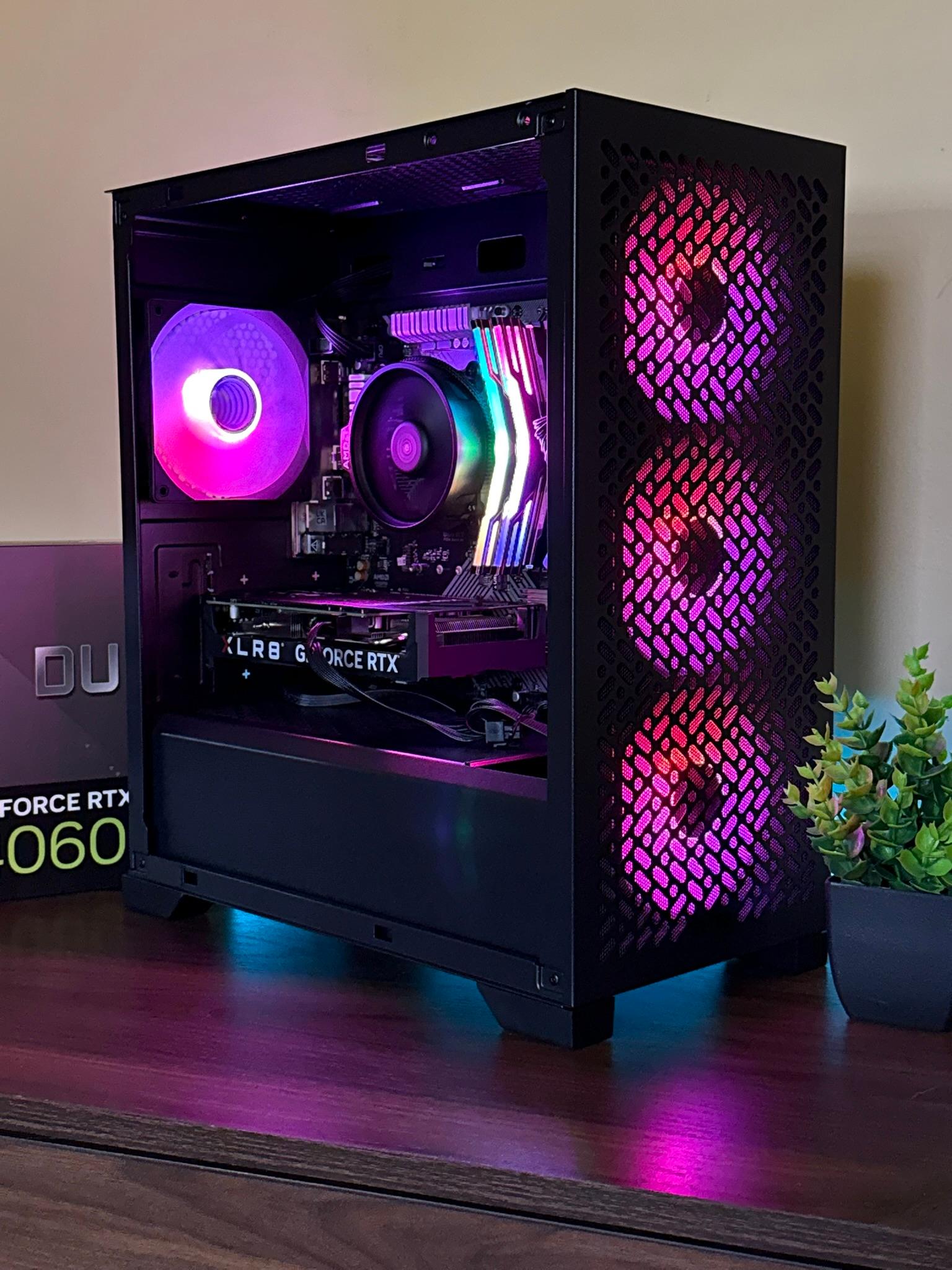 RTX Gaming PC | RTX 4060 | RYZEN 5 5500 | 16GB RAM | 1.25TB Storage