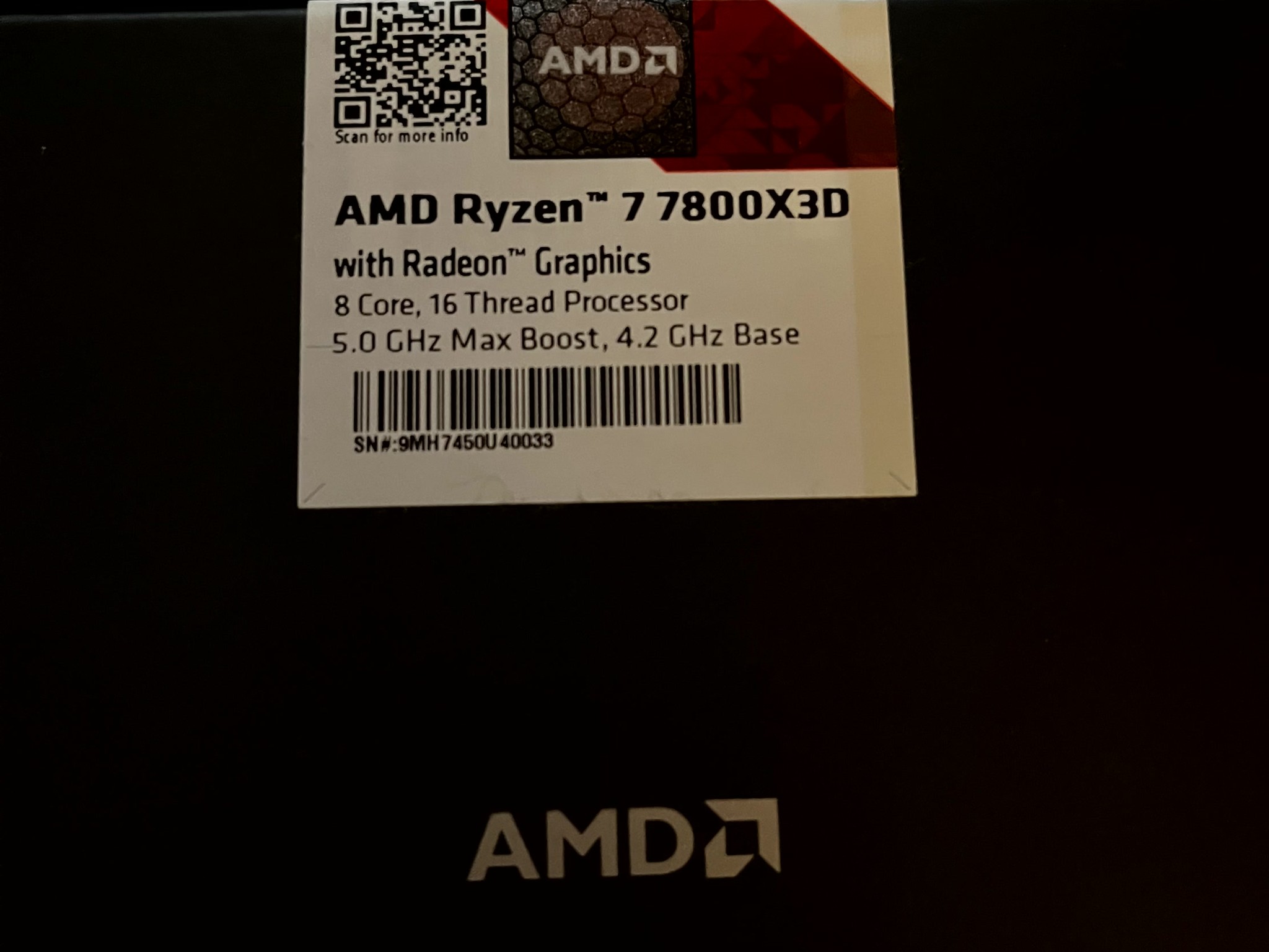 Ryzen 7 7800X3D
