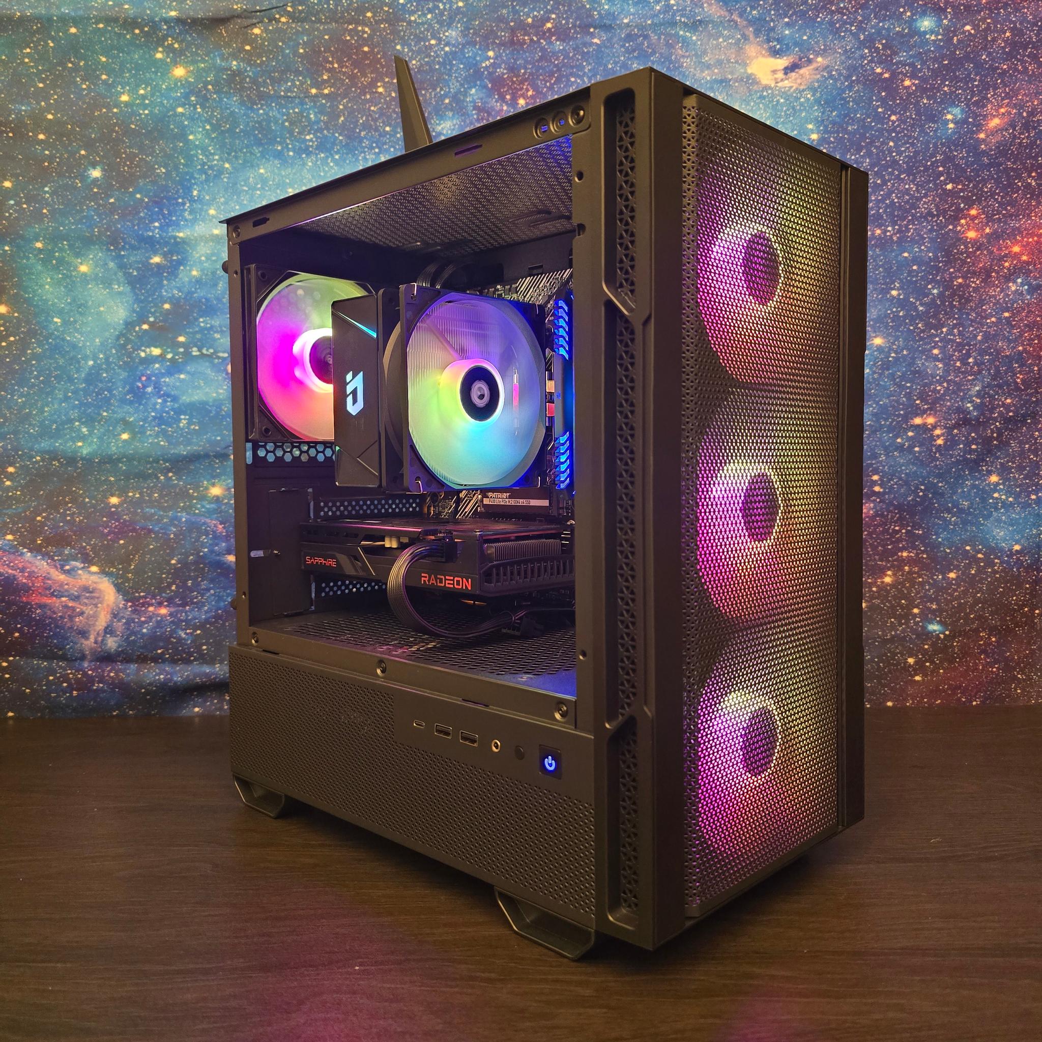 MID LEVEL 1080P PC | RX 6600 8GB | Ryzen 5 5500 | B550M | 16GB DDR4