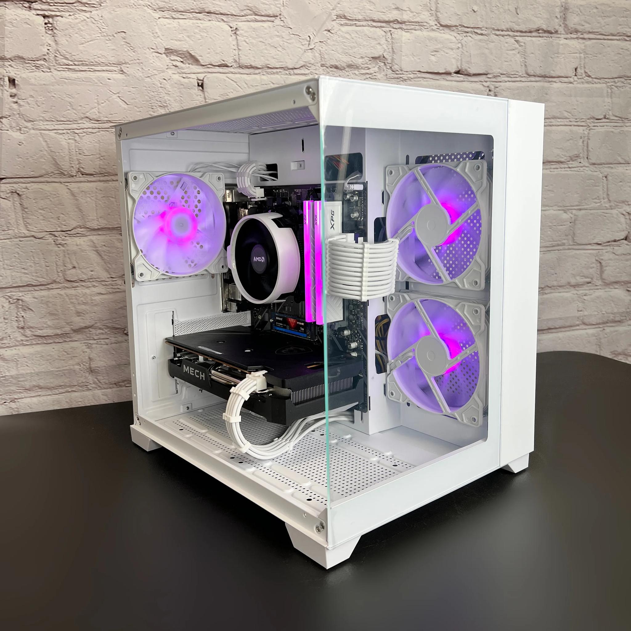 Ryzen 5 3600 RX 6600 16GB RAM 1TB M.2 Wifi 5 Bluetooth Window 10 Gaming PC