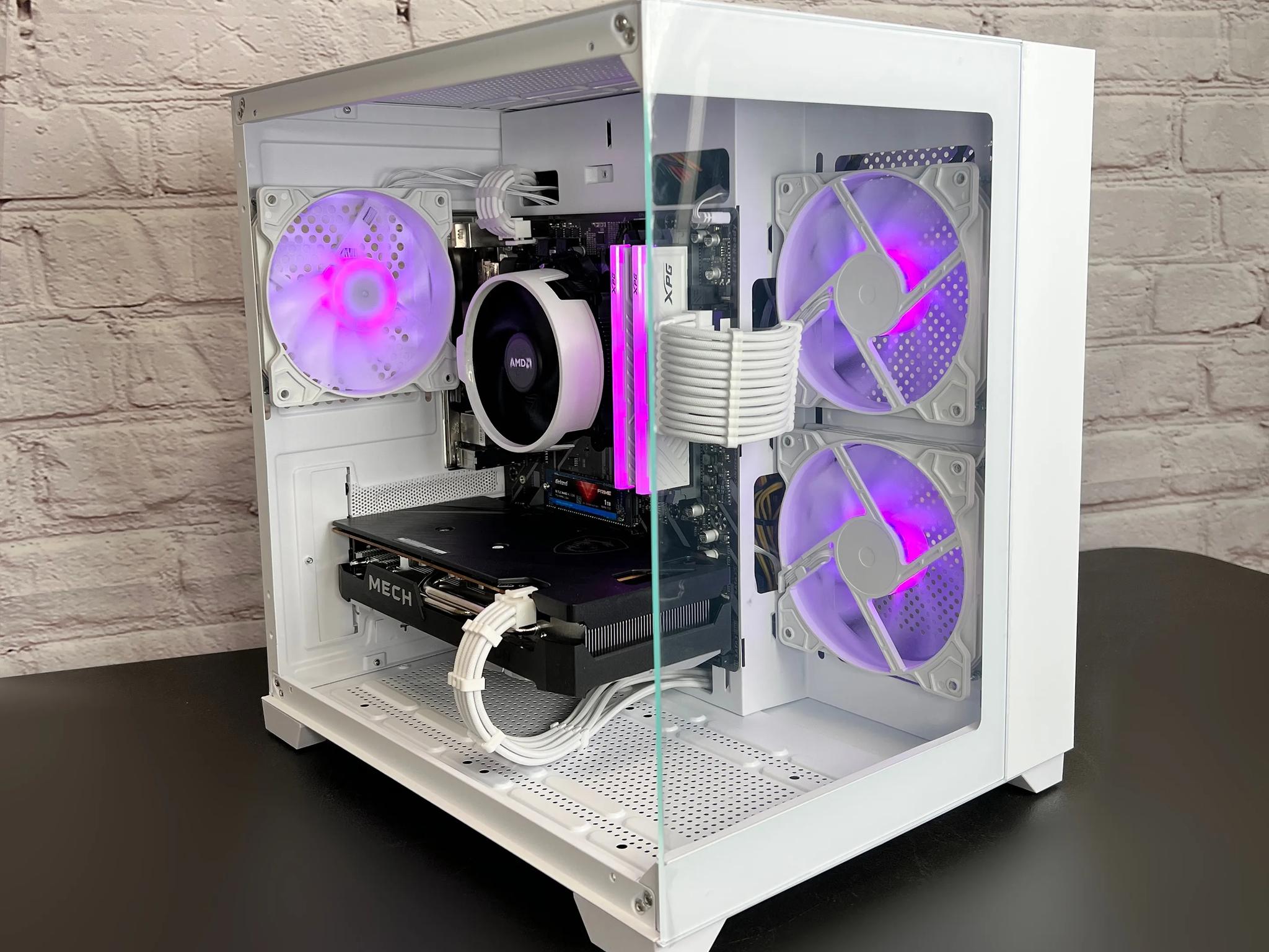 Ryzen 5 3600 RX 6600 16GB RAM 1TB M.2 Wifi 5 Bluetooth Window 10 Gaming PC