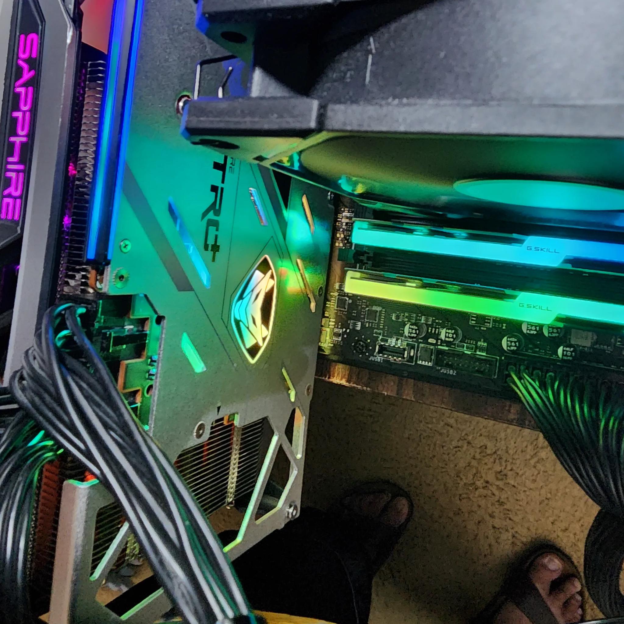 AMD Sapphire Nitro + 6800xt 16GB For Parts or Repair Not Working NO POST