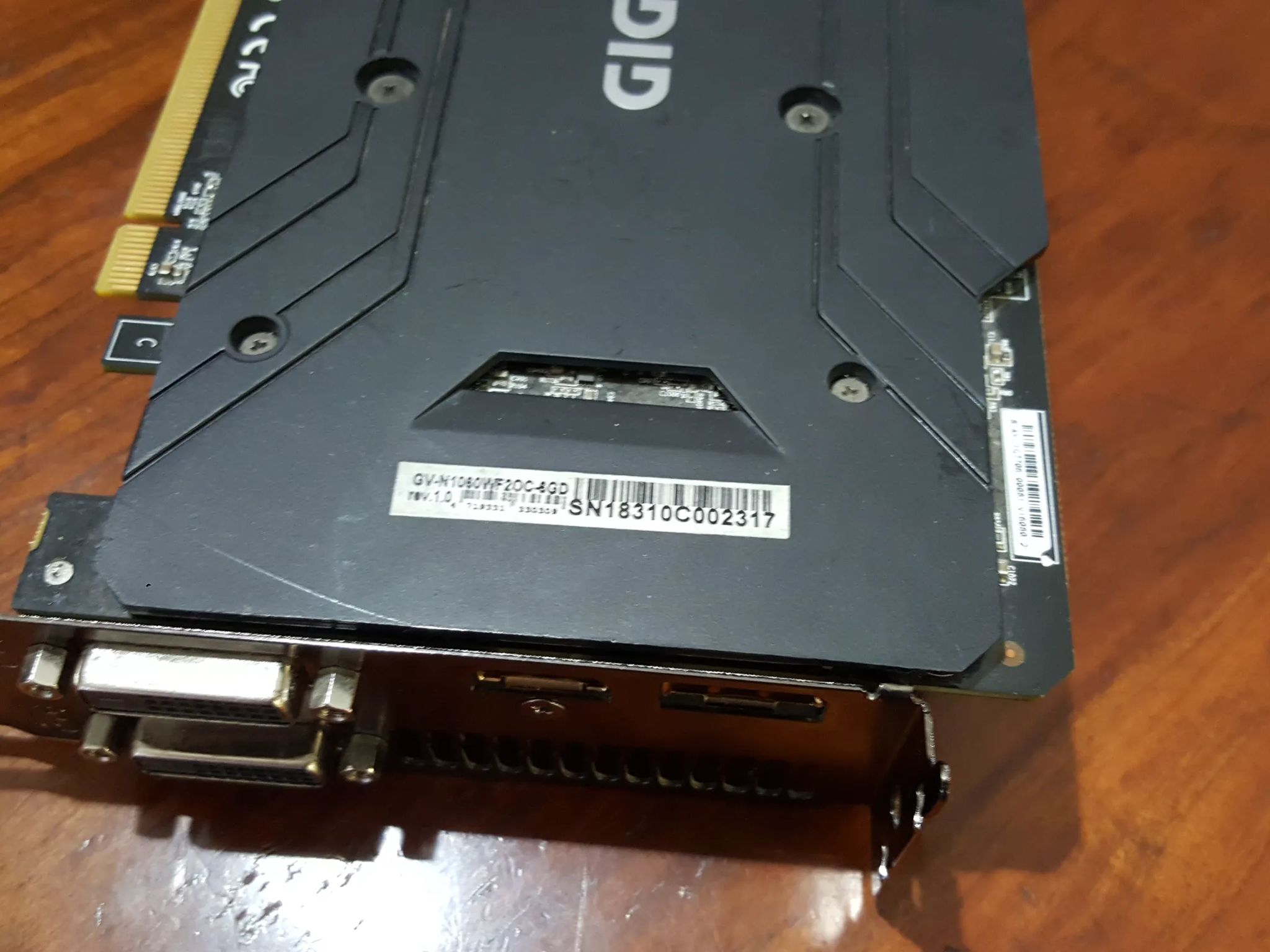 Nvidia GTX 1060 6GB GIGABYTE WINDFORCE OC