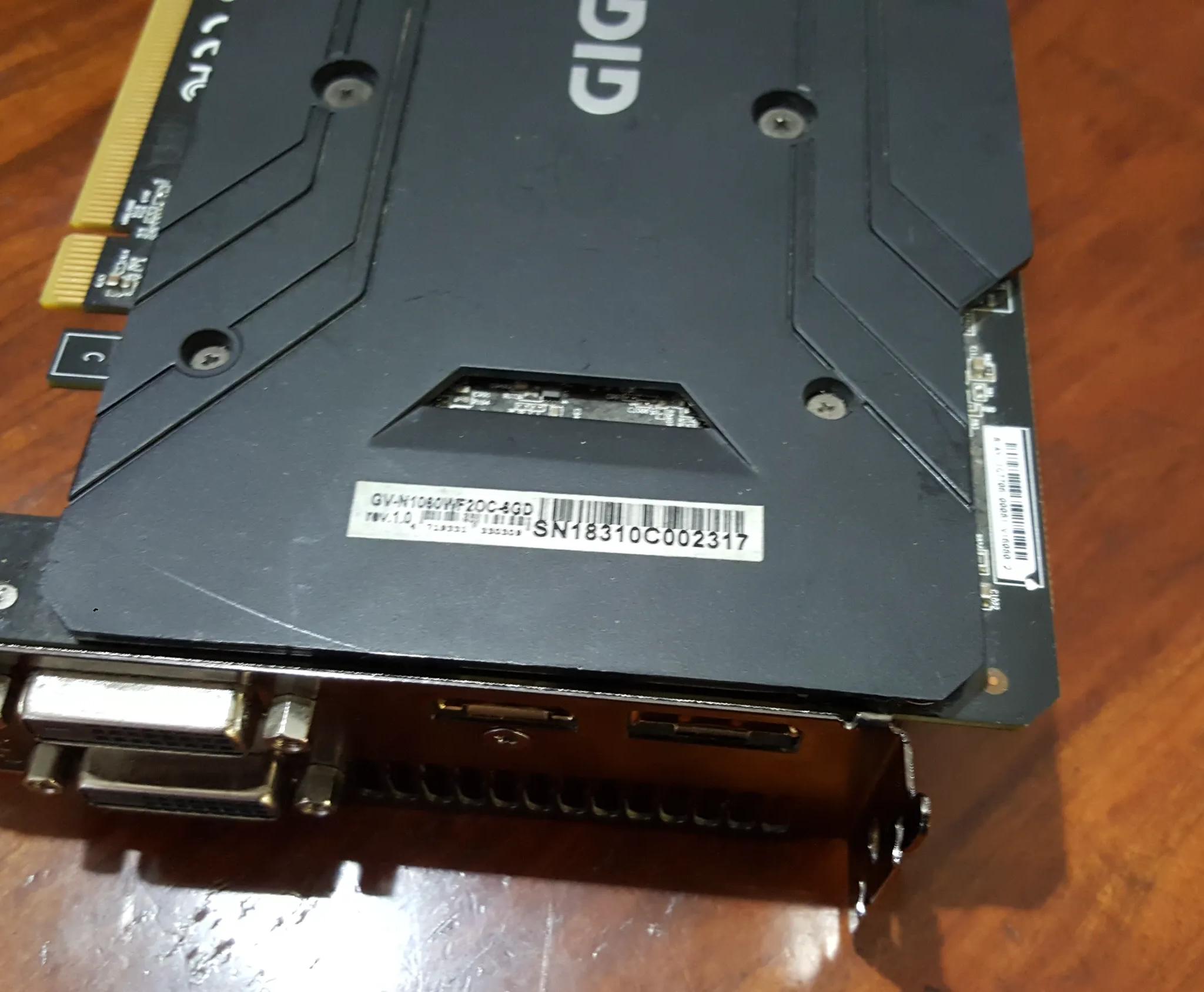 Nvidia GTX 1060 6GB GIGABYTE WINDFORCE OC