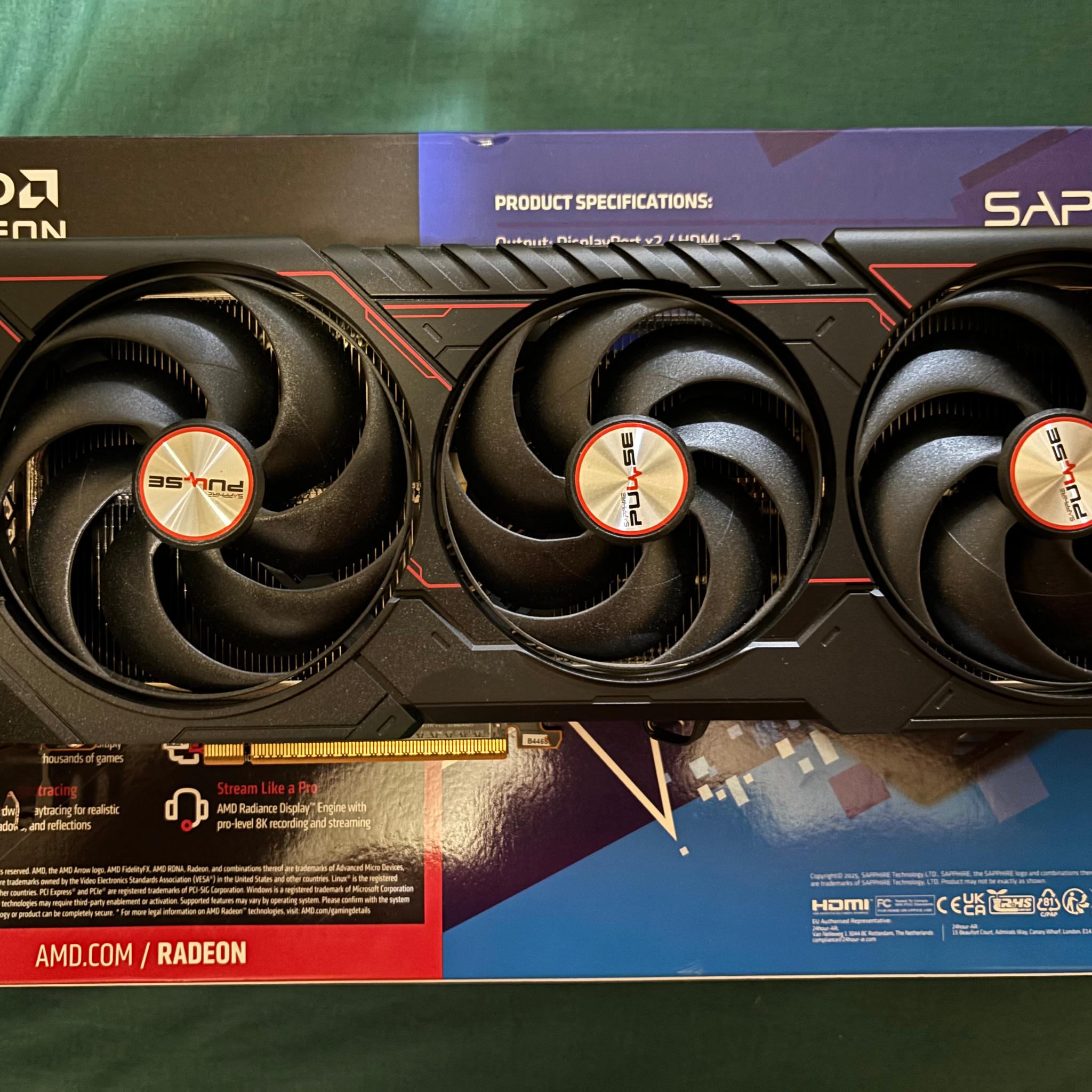 Sapphire Pulse AMD Radeon 9070 XT
