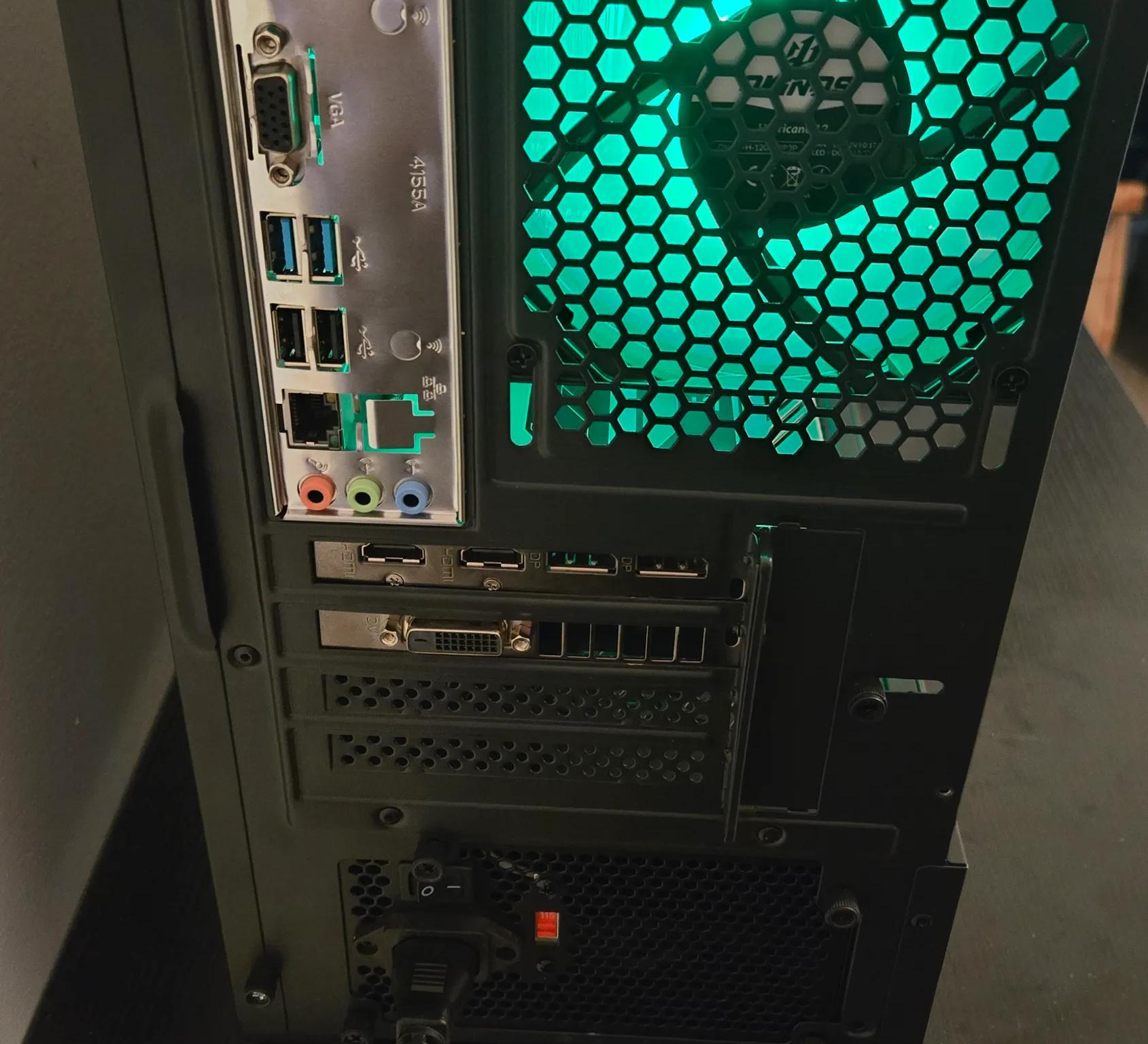💚 VENOMSTRIKE 💚 RGB Gaming PC | Ryzen 5 2600 + RX 480 8GB | 16GB RAM + NVMe SSD!