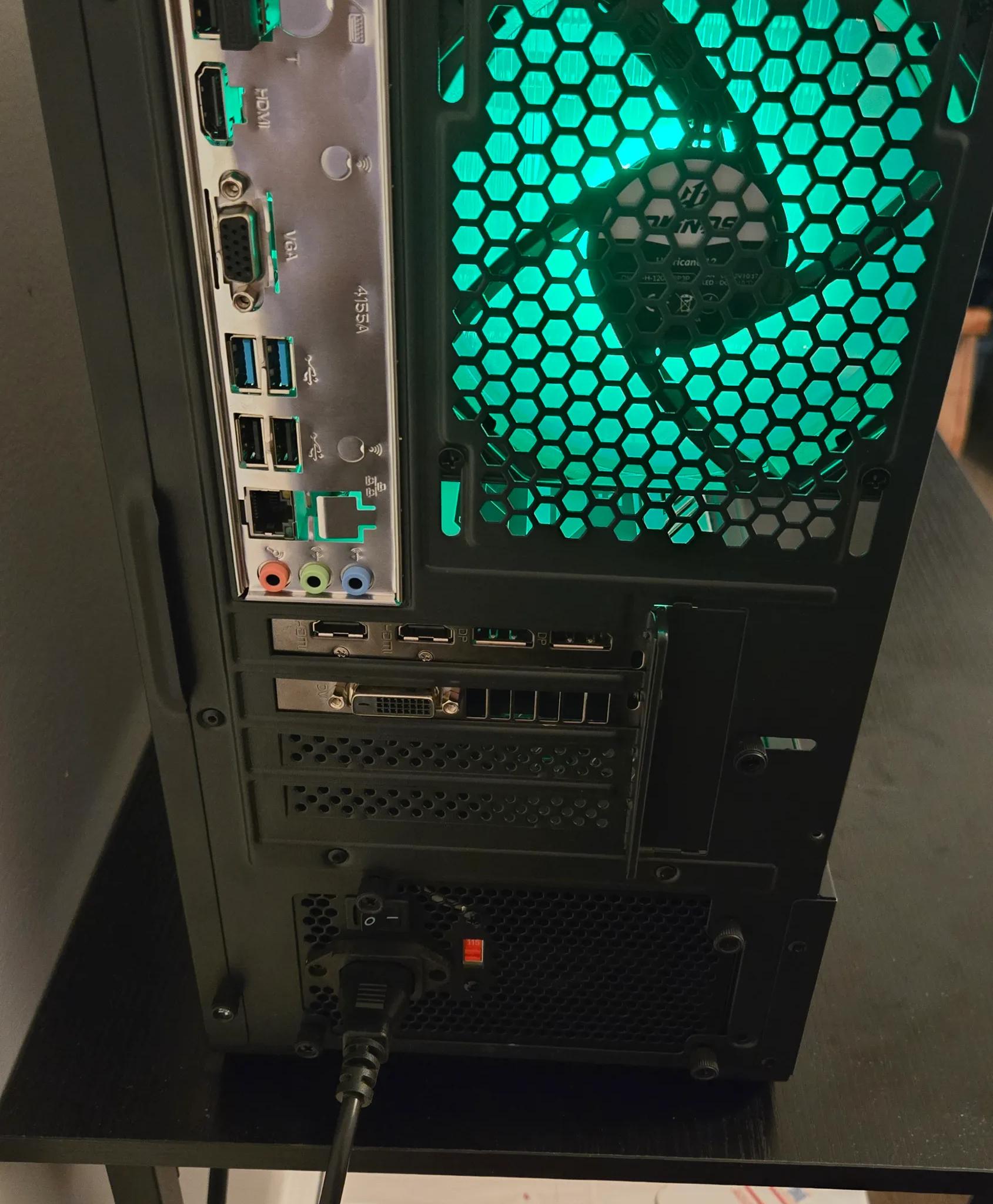 💚 VENOMSTRIKE 💚 RGB Gaming PC | Ryzen 5 2600 + RX 480 8GB | 16GB RAM + NVMe SSD!