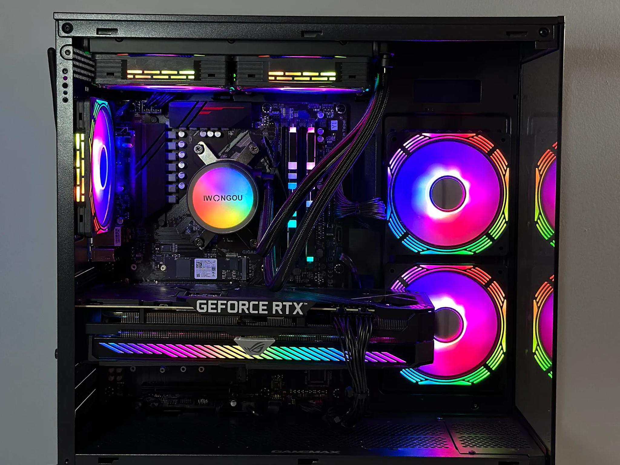 💜FAST LIQUID COOLED GAMING PC💜| RTX 3070 8GB, Ryzen 7 3700X, 32GB Ram, 1TB SSD, WIFI, Fortnite