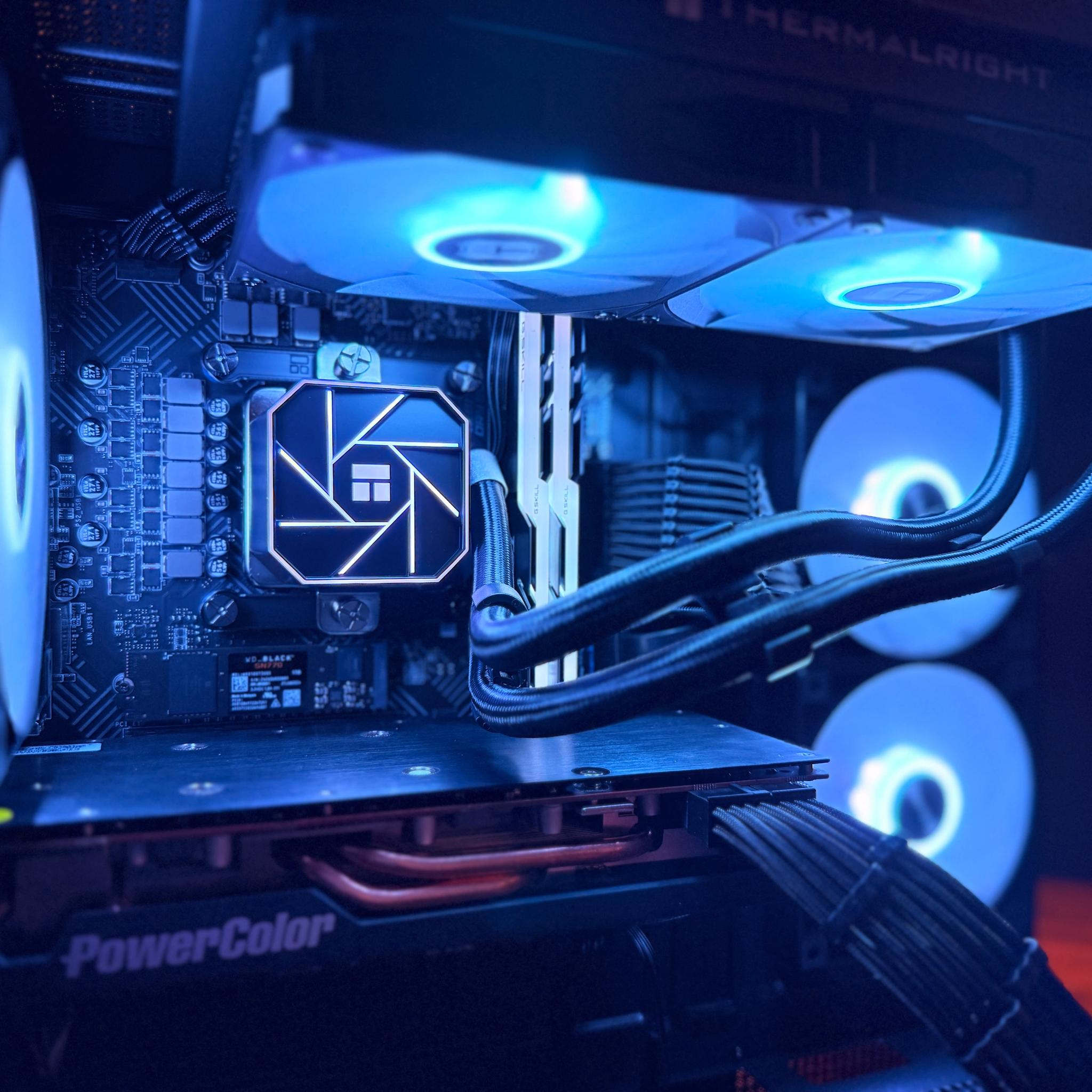 🐺 Cerberus 🐺 AMD RX 5700 XT / Intel Core i5-12500 / 1TB NVME / 32GB Ram / 240 AIO / Windows 11 Pro